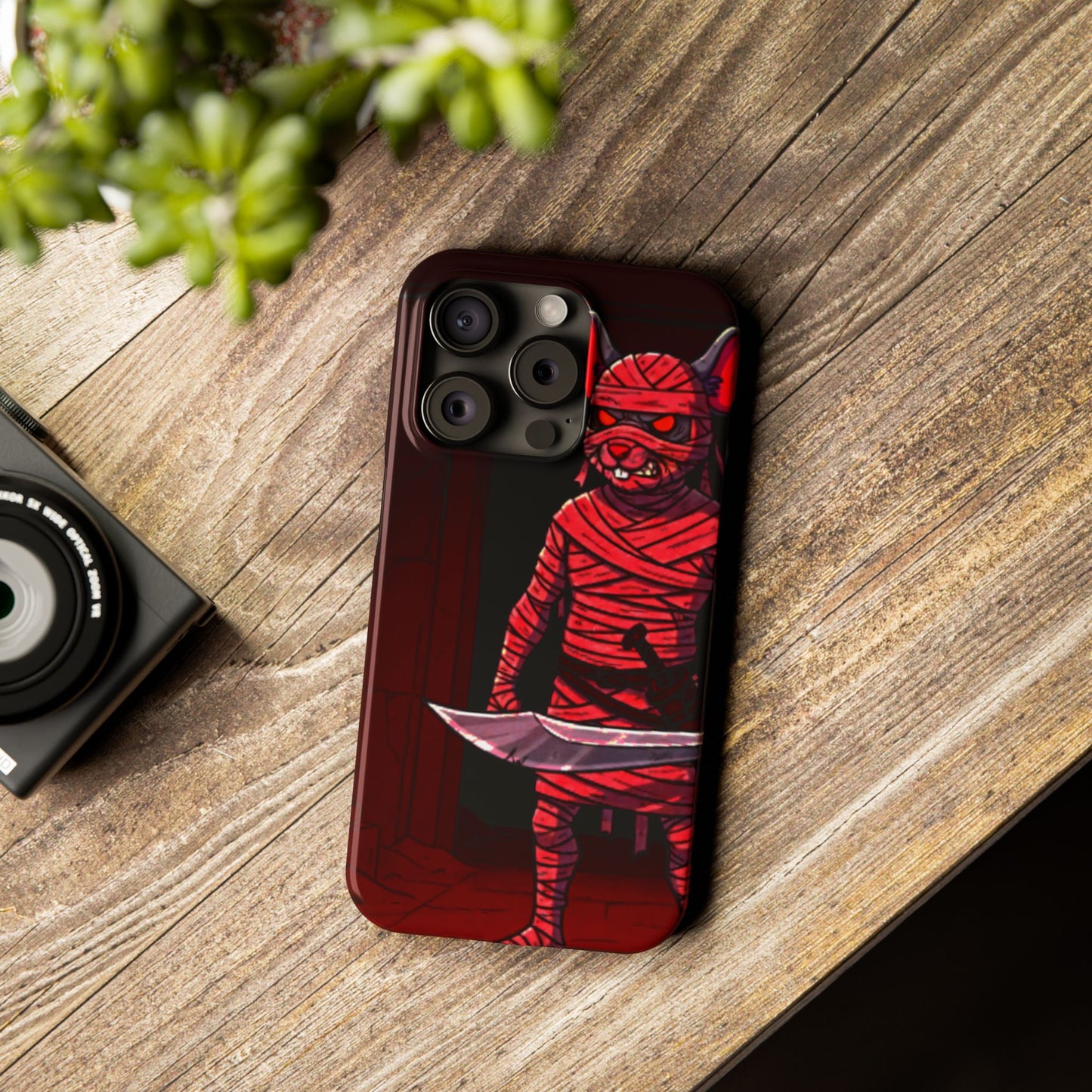 Halloween Agent Quacks Series Slim Phone Cases - Mummy Dr Murn Design