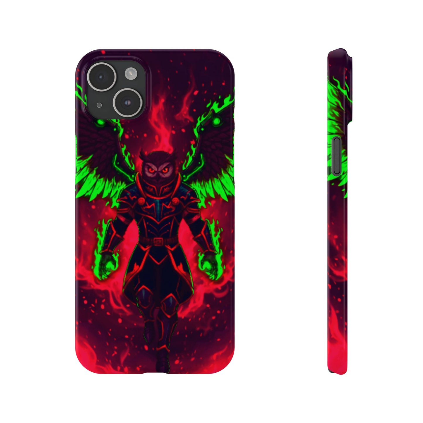 Halloween Agent Quacks Series Slim Phone Cases - Fiery General Onyx Design