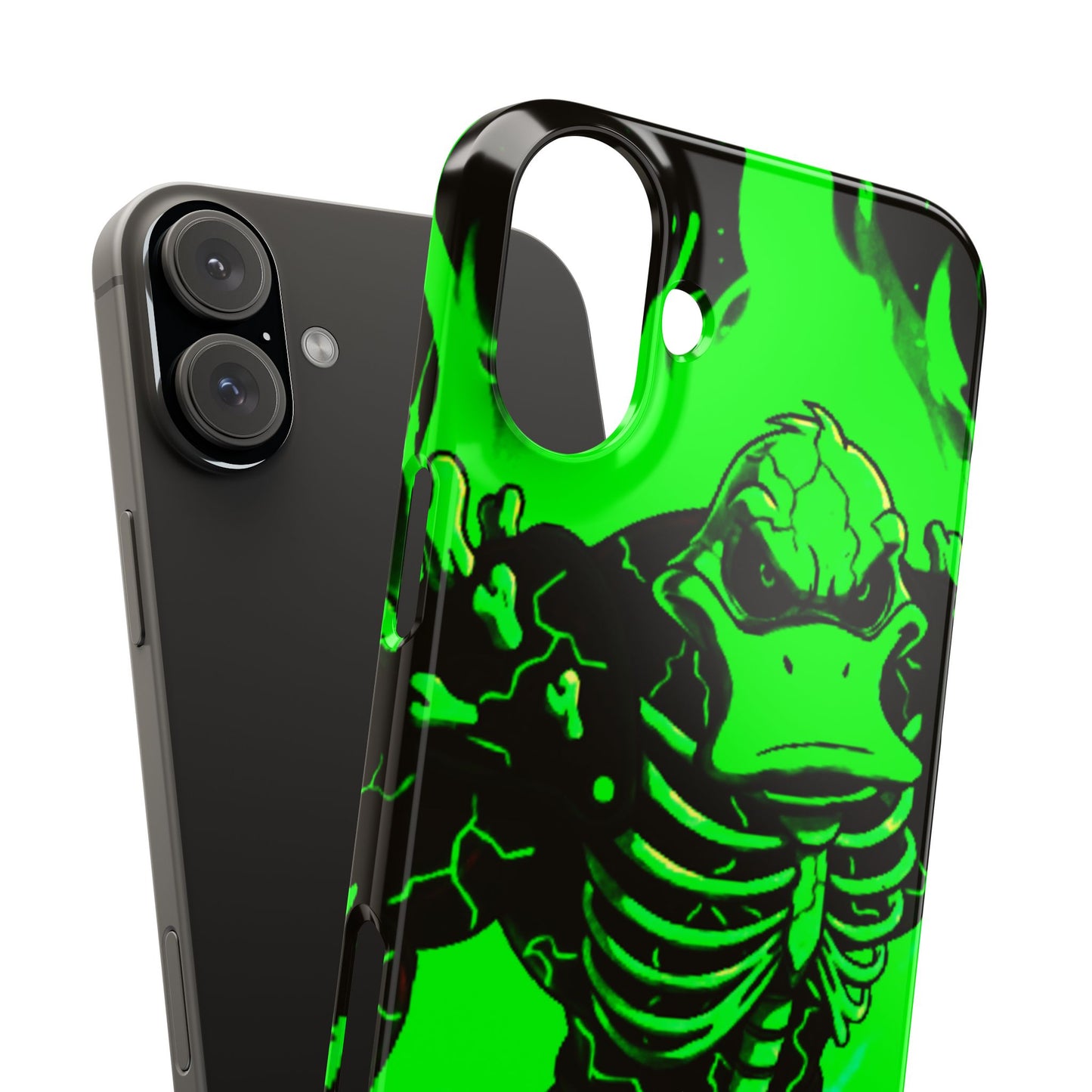 Halloween Agent Quacks Series Slim Phone Cases - Skeleton Quacks Design