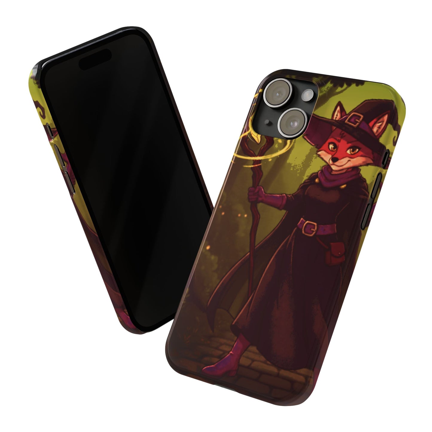 Halloween Agent Quacks Series Slim Phone Cases - Witch Vixx Design