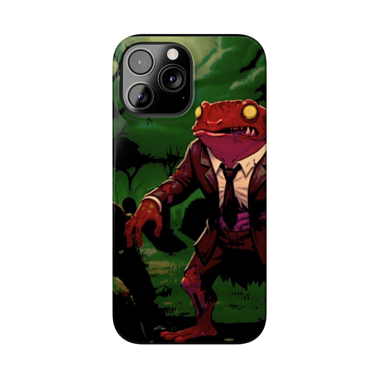 Halloween Agent Quacks Series Slim Phone Cases - Zombie Goro Design