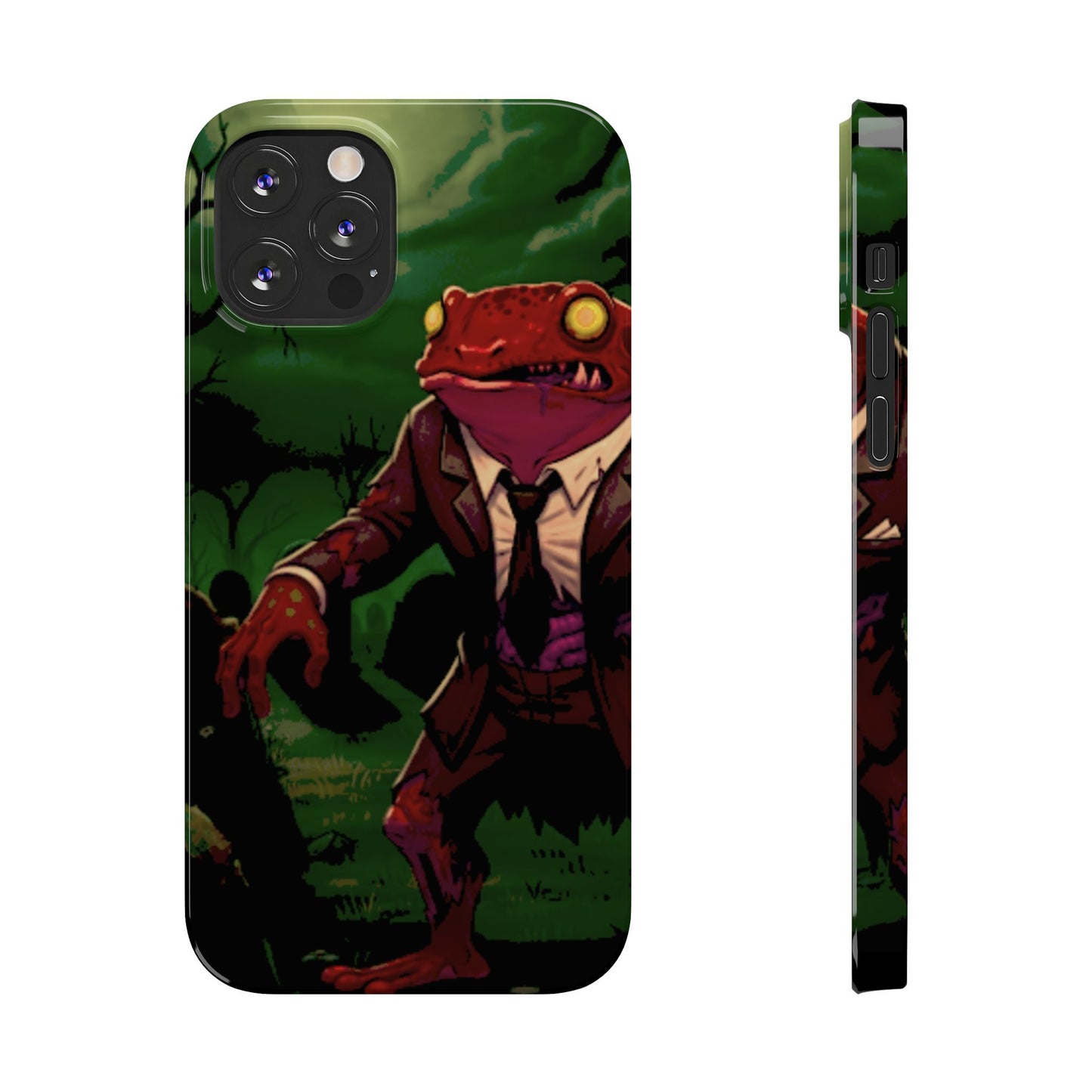 Halloween Agent Quacks Series Slim Phone Cases - Zombie Goro Design