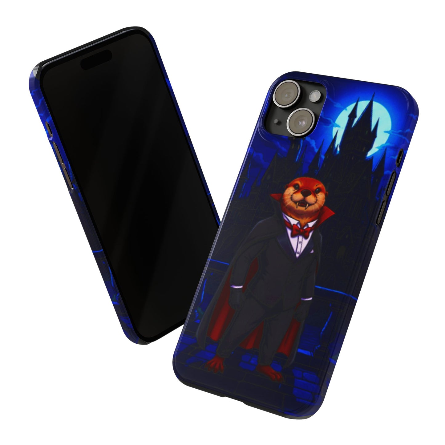 Halloween Agent Quacks Series Slim Phone Cases - Vampire Gearshift Design
