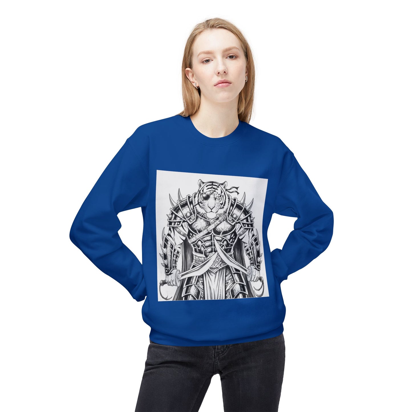 Agent Quacks Series Unisex Midweight Softstyle Fleece Crewneck Sweatshirt - Vaelros Design