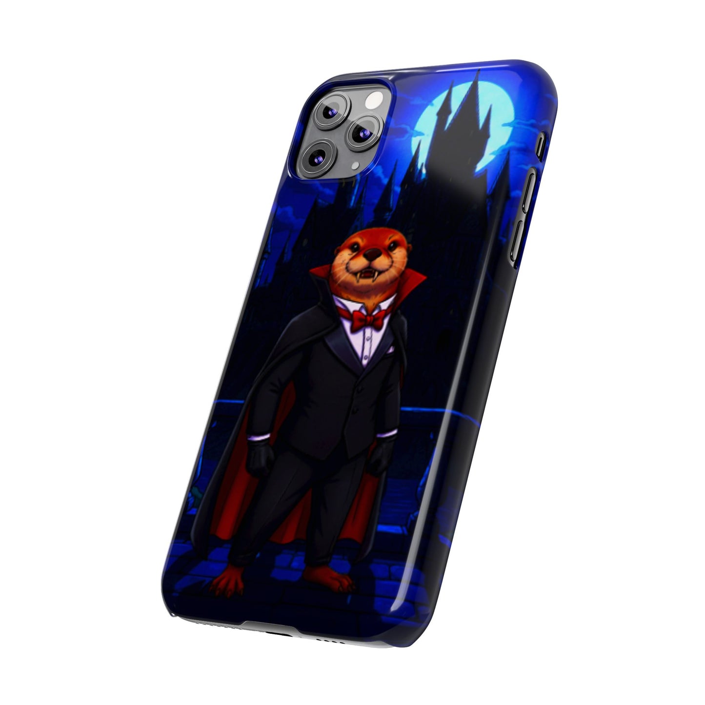 Halloween Agent Quacks Series Slim Phone Cases - Vampire Gearshift Design