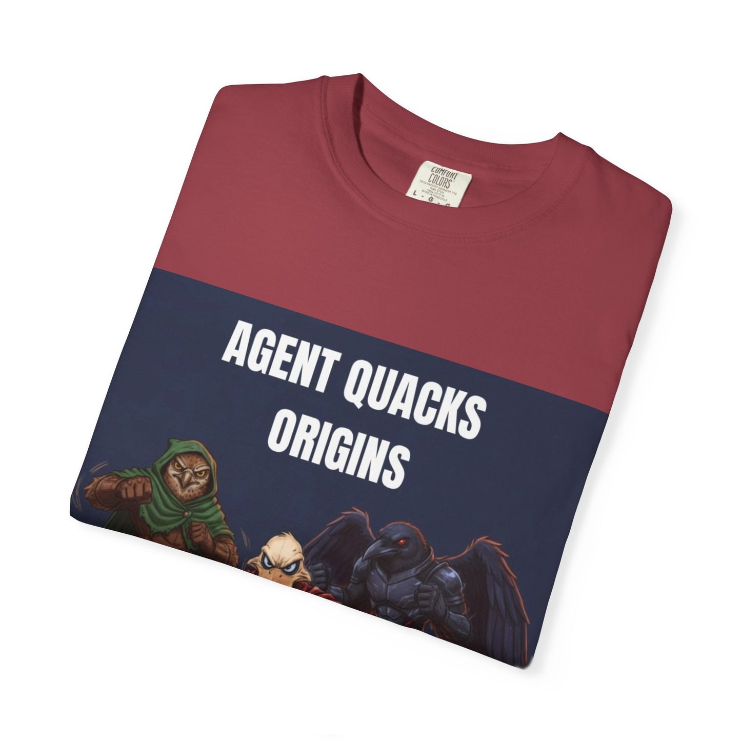Agent Quacks – Origins | Unisex Garment-Dyed T-Shirt
