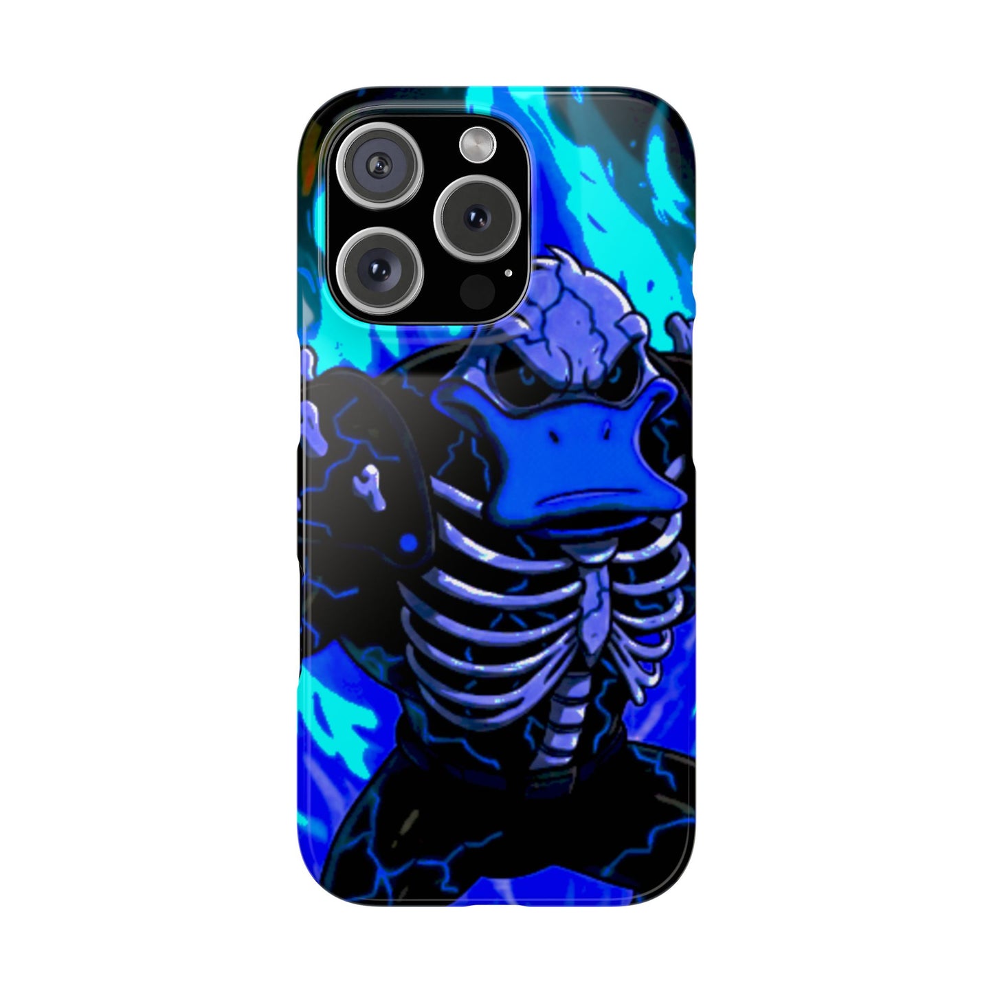 Halloween Agent Quacks Series Slim Phone Cases - Skeleton Quacks Design