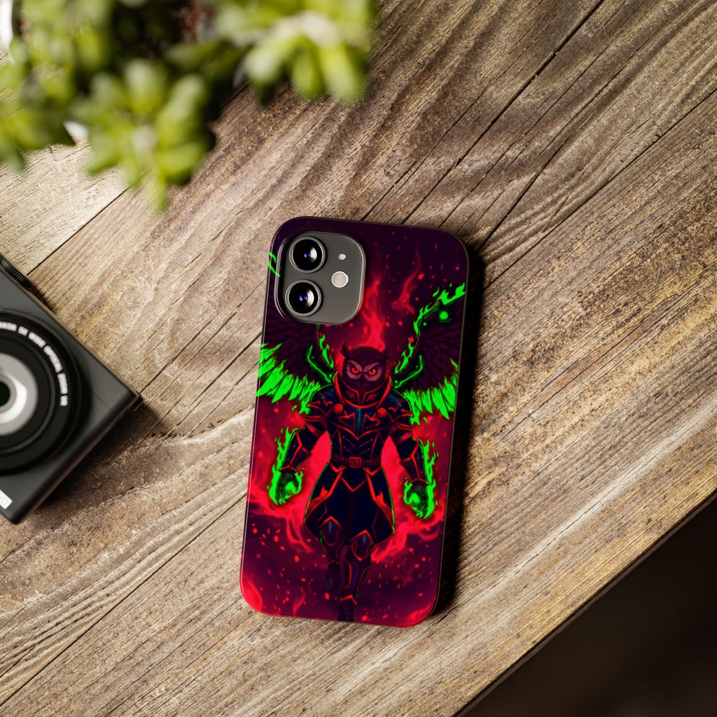 Halloween Agent Quacks Series Slim Phone Cases - Fiery General Onyx Design