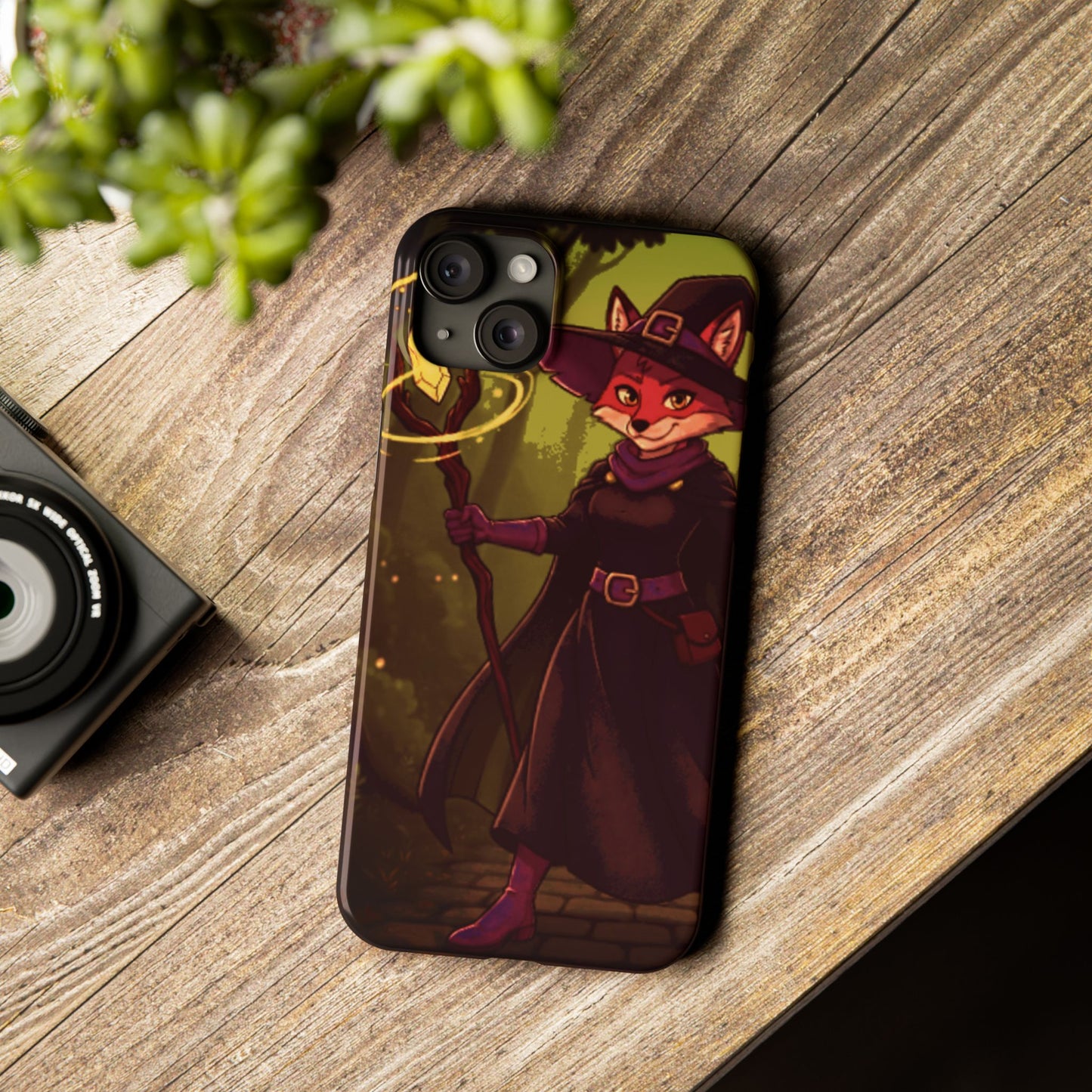 Halloween Agent Quacks Series Slim Phone Cases - Witch Vixx Design