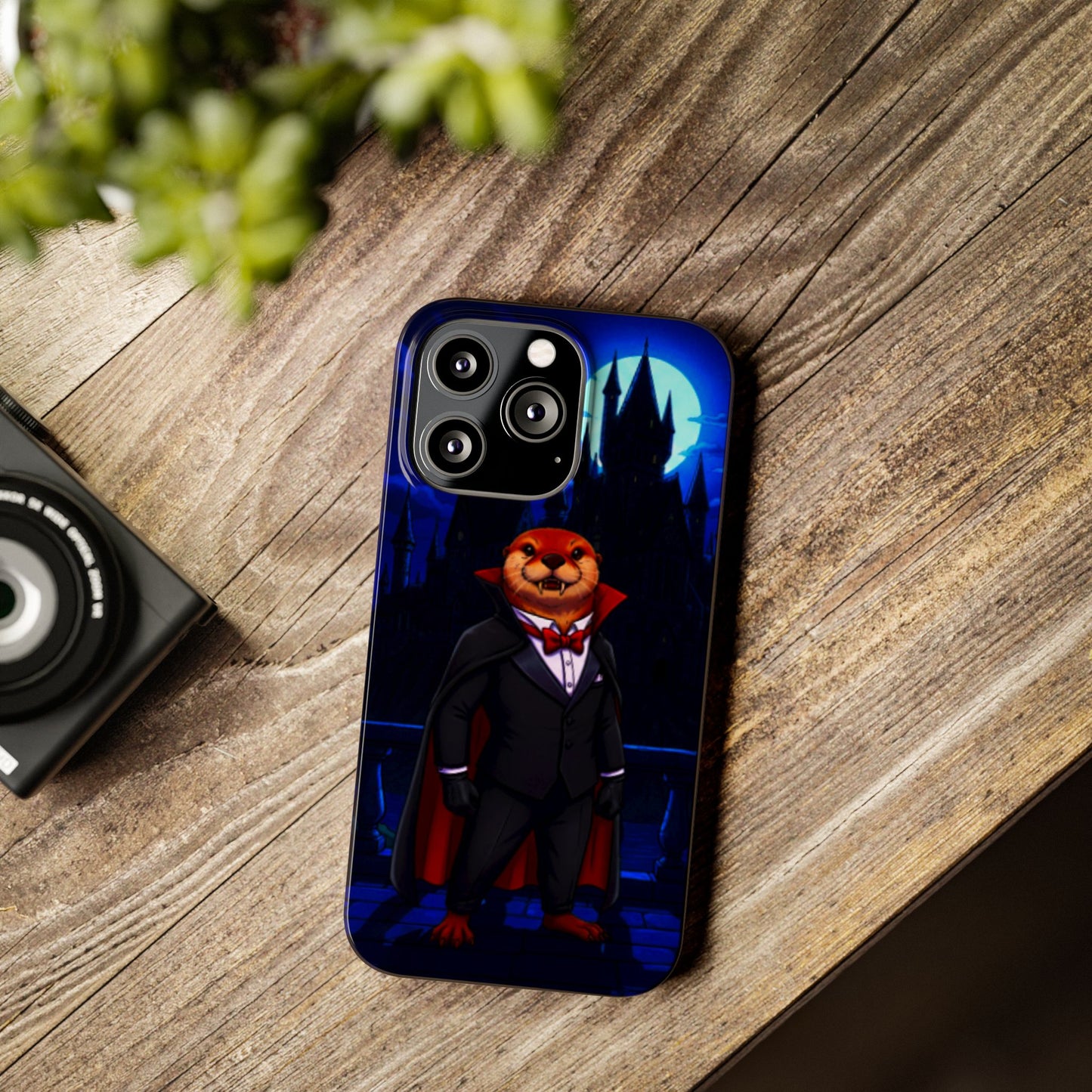 Halloween Agent Quacks Series Slim Phone Cases - Vampire Gearshift Design