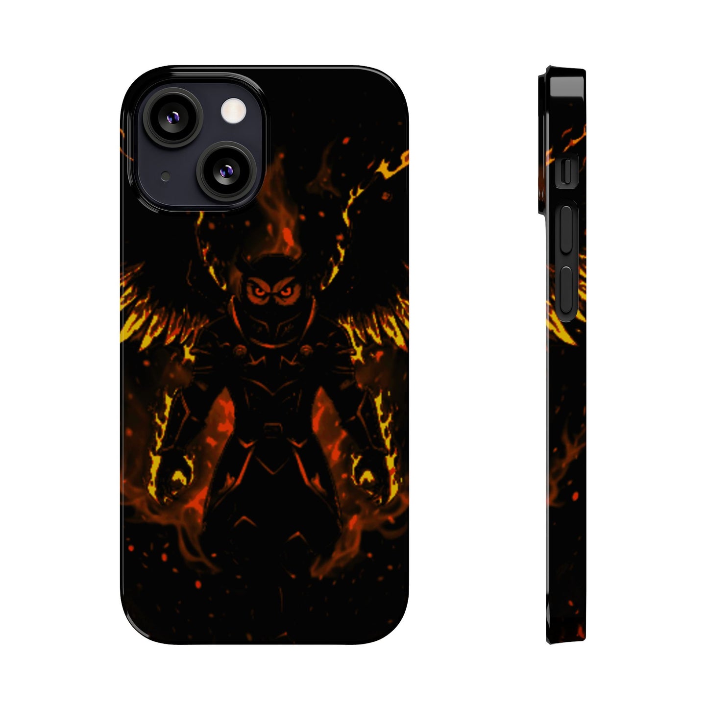 Halloween Agent Quacks Series Slim Phone Cases - Fiery General Onyx Design