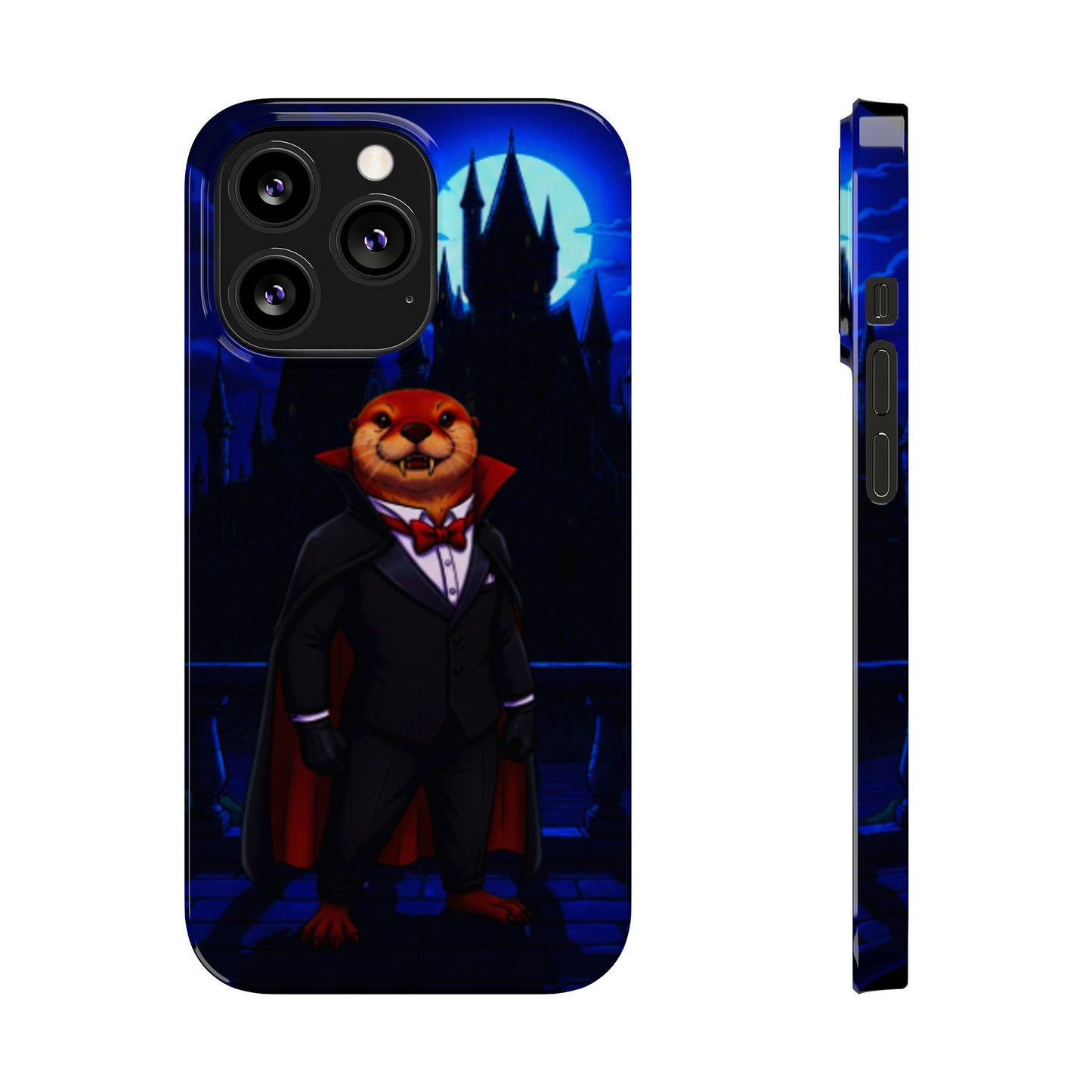 Halloween Agent Quacks Series Slim Phone Cases - Vampire Gearshift Design