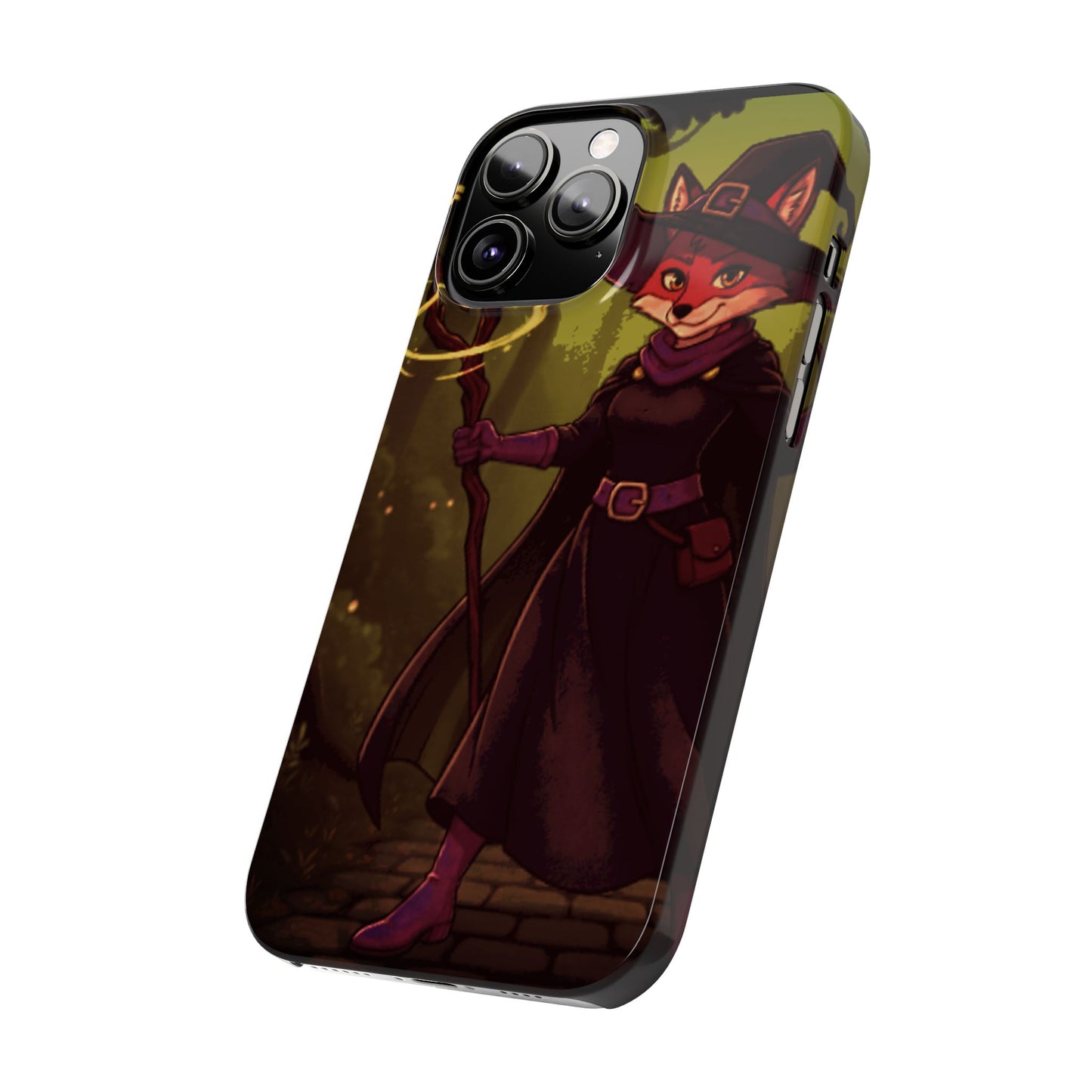 Halloween Agent Quacks Series Slim Phone Cases - Witch Vixx Design