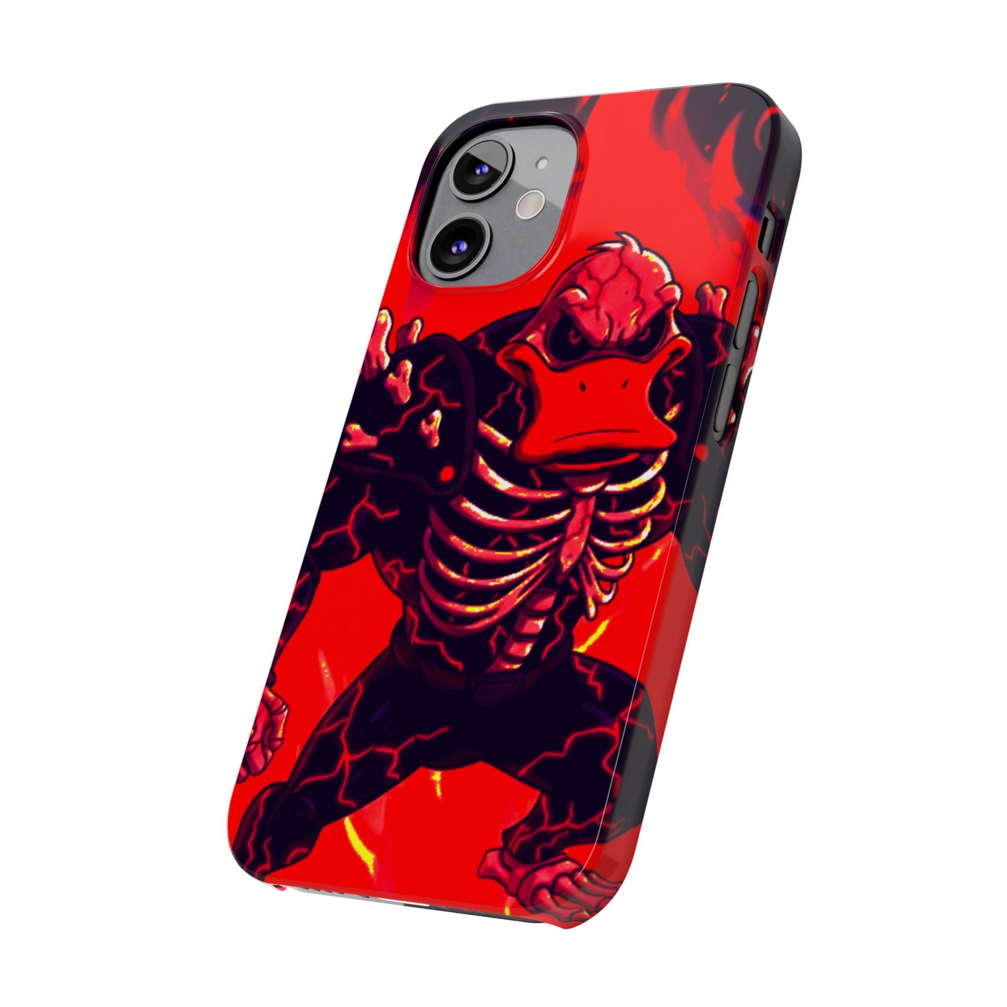 Halloween Agent Quacks Series Slim Phone Cases - Skeleton Quacks Design