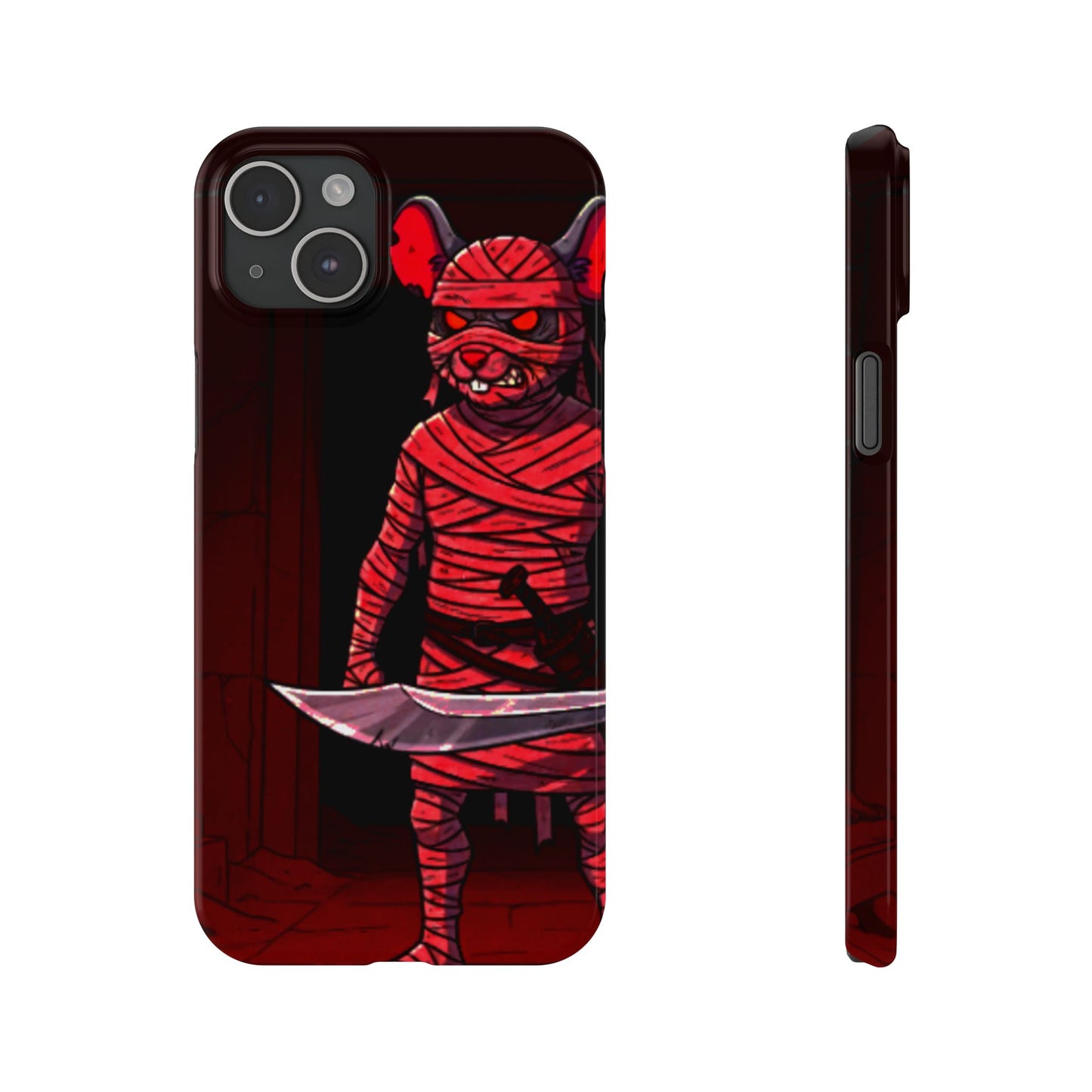 Halloween Agent Quacks Series Slim Phone Cases - Mummy Dr Murn Design
