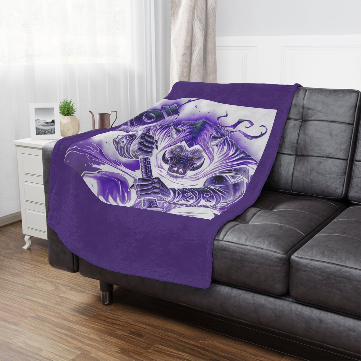 Agent Quacks Series Minky Blanket - Bloodtusk Design