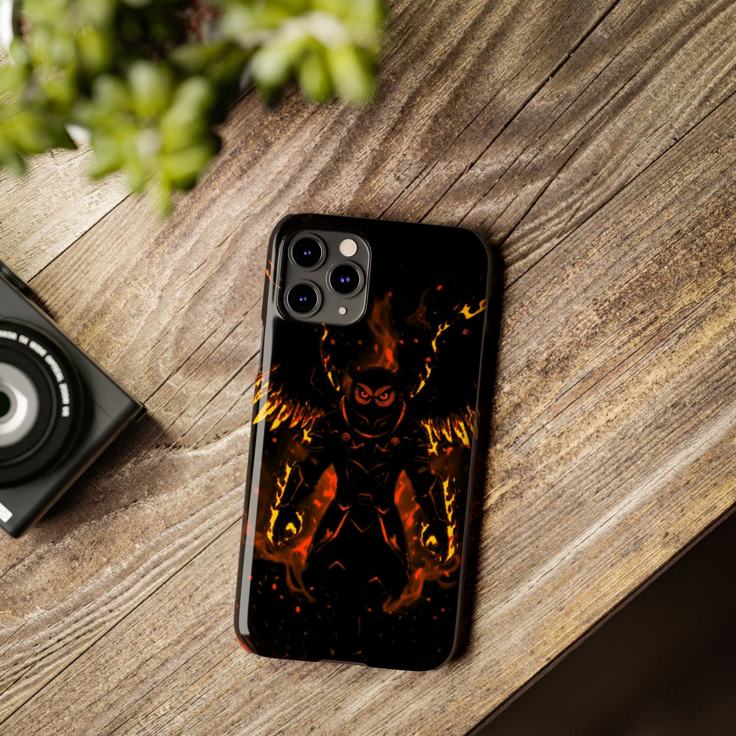 Halloween Agent Quacks Series Slim Phone Cases - Fiery General Onyx Design