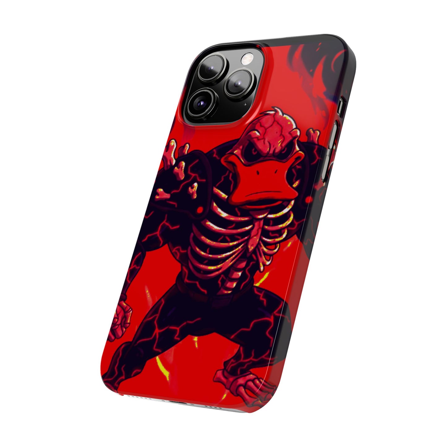 Halloween Agent Quacks Series Slim Phone Cases - Skeleton Quacks Design