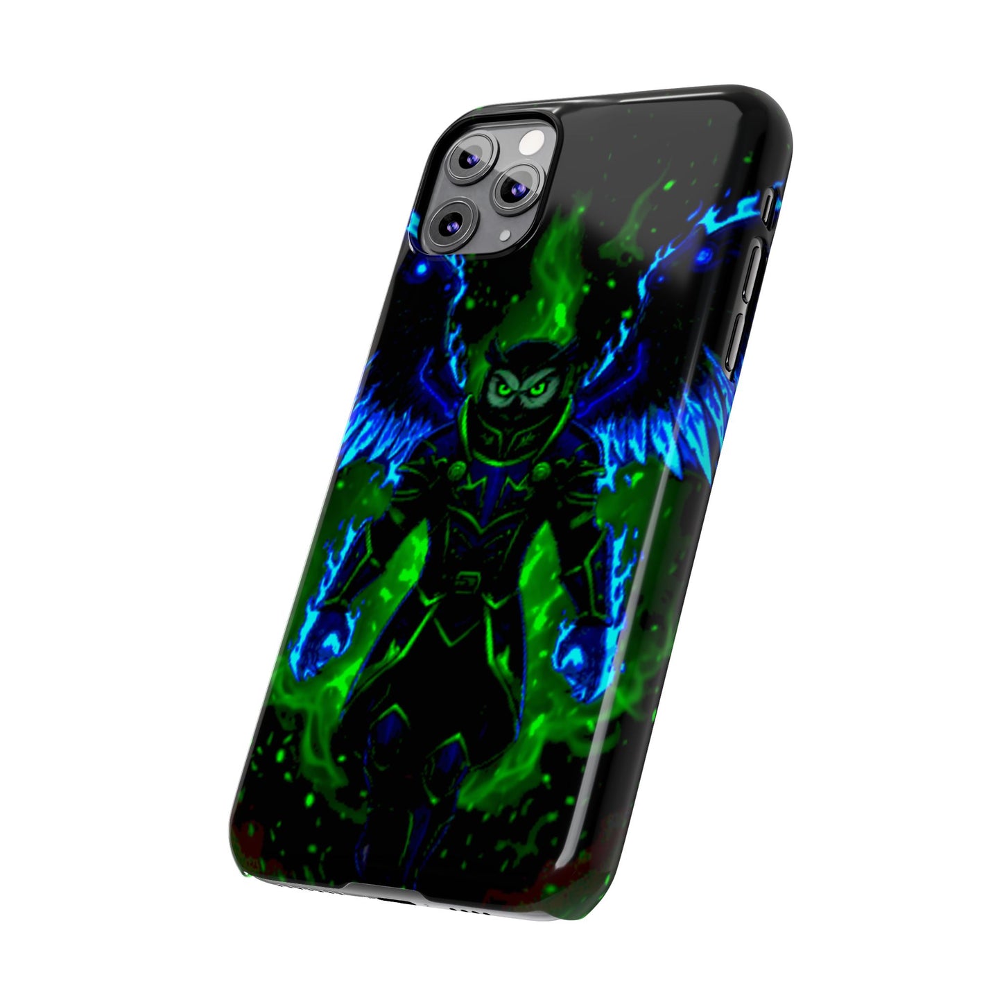 Halloween Agent Quacks Series Slim Phone Cases - Fiery General Onyx Design