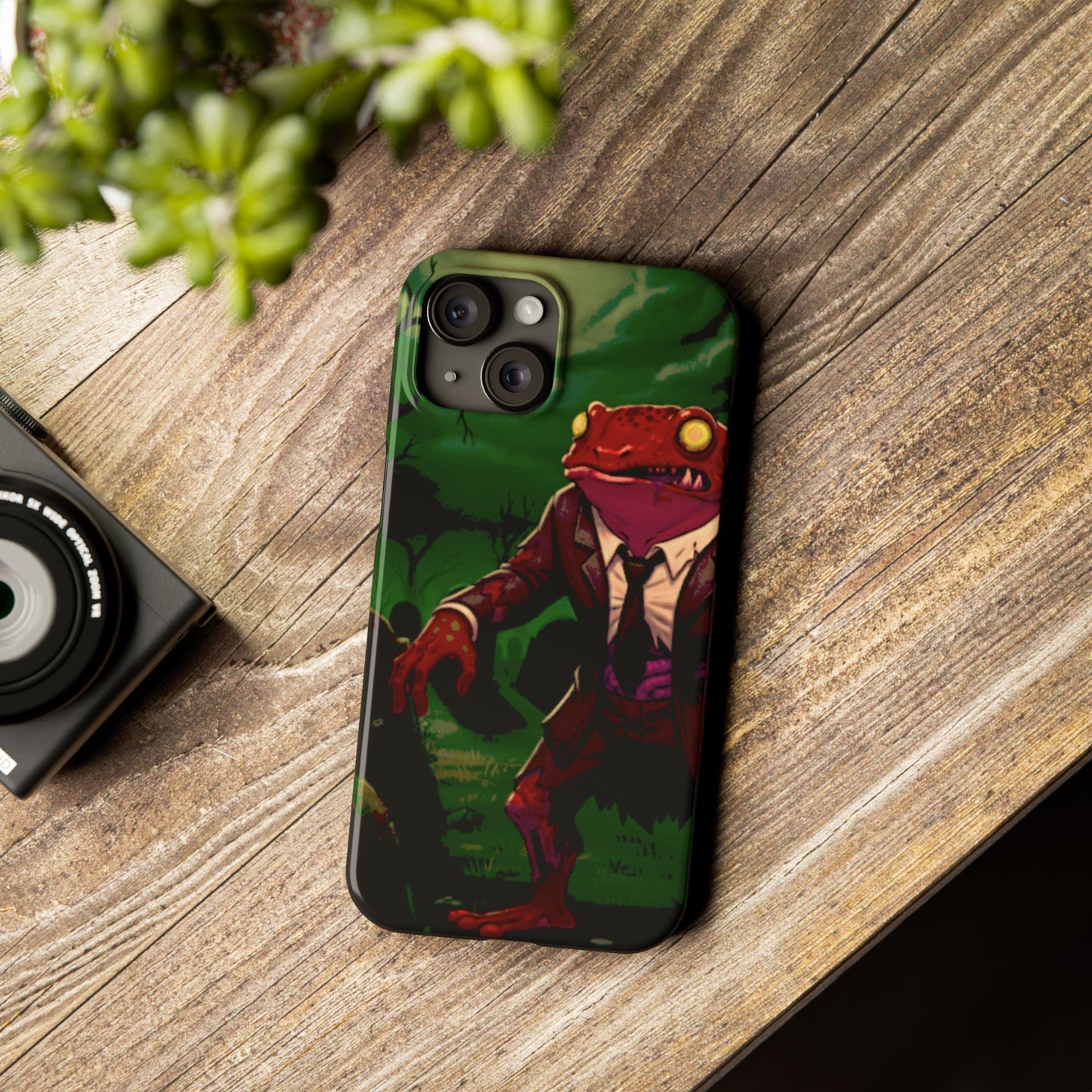 Halloween Agent Quacks Series Slim Phone Cases - Zombie Goro Design