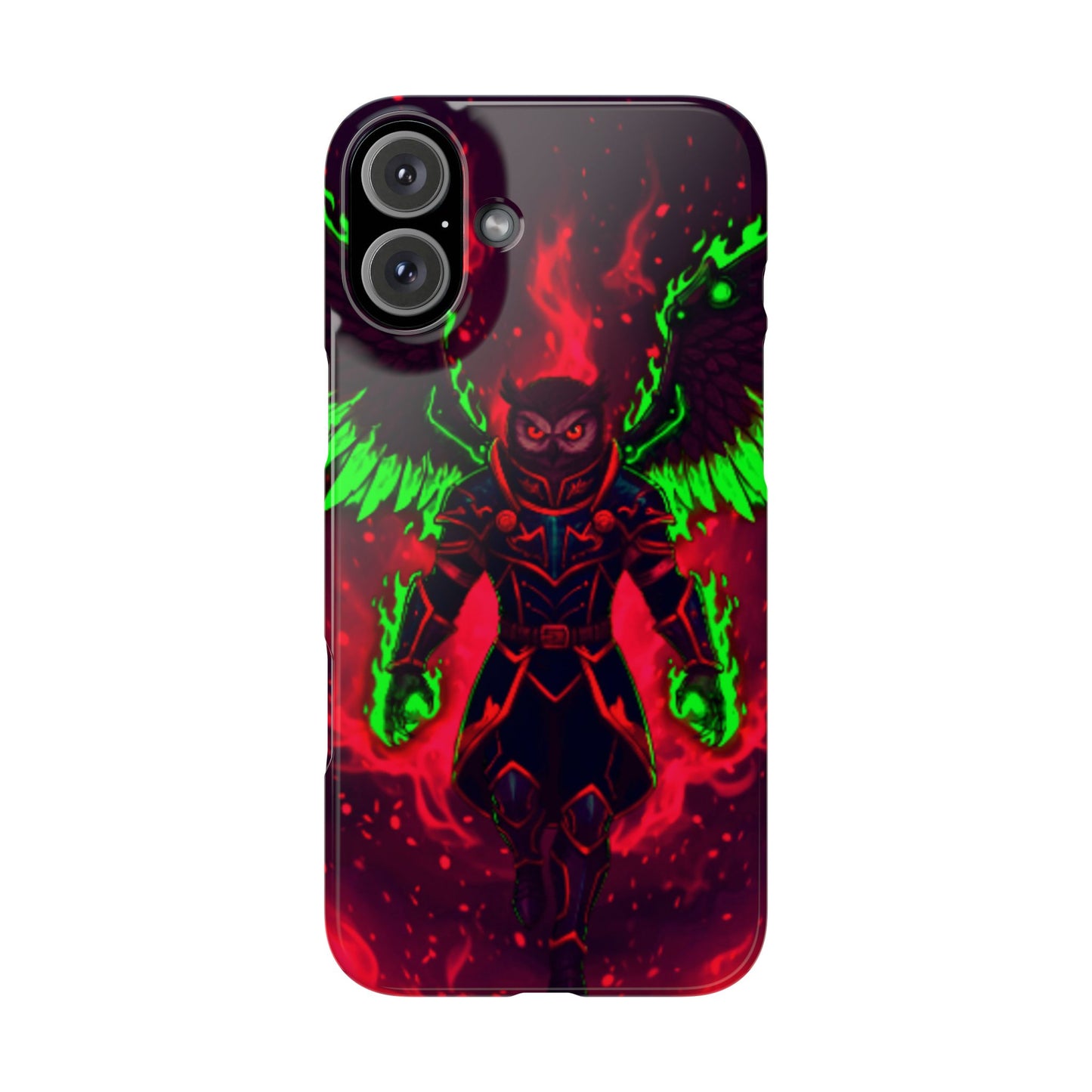 Halloween Agent Quacks Series Slim Phone Cases - Fiery General Onyx Design
