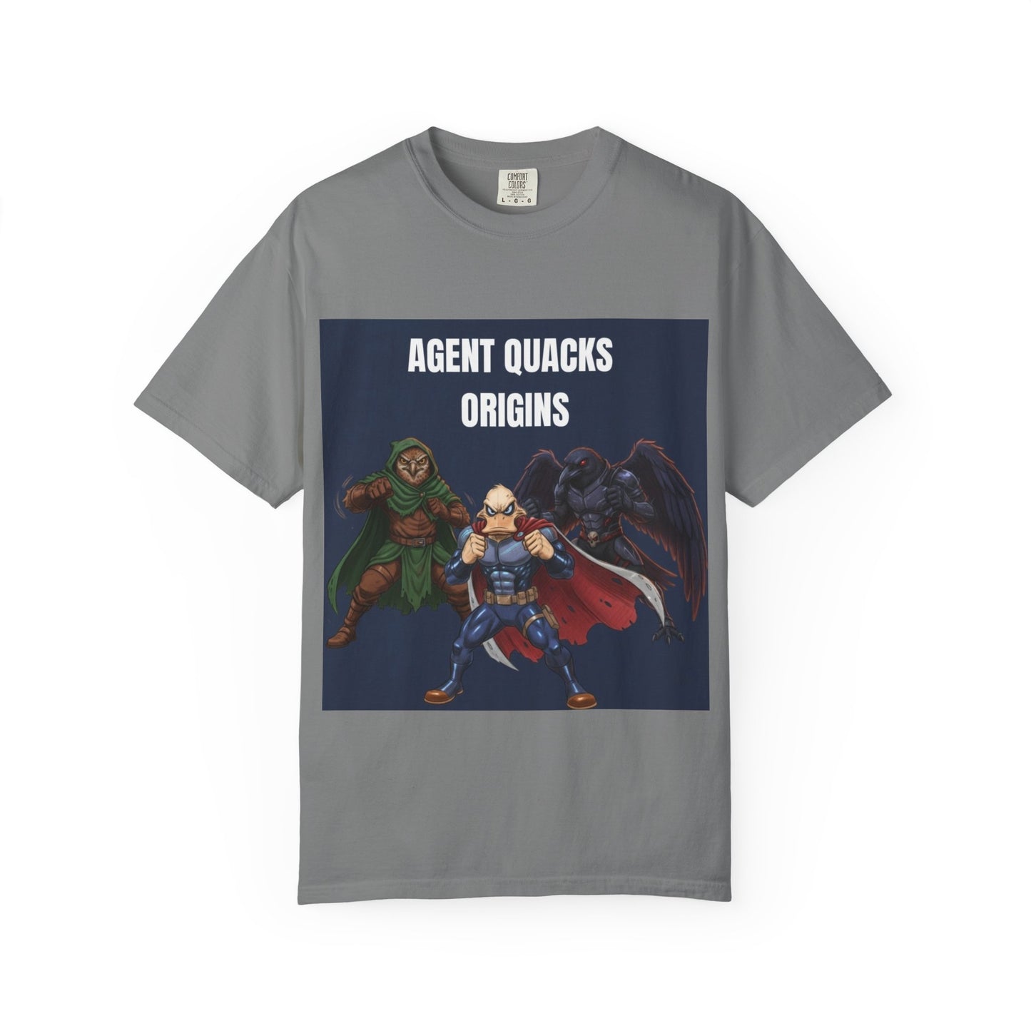 Agent Quacks – Origins | Unisex Garment-Dyed T-Shirt