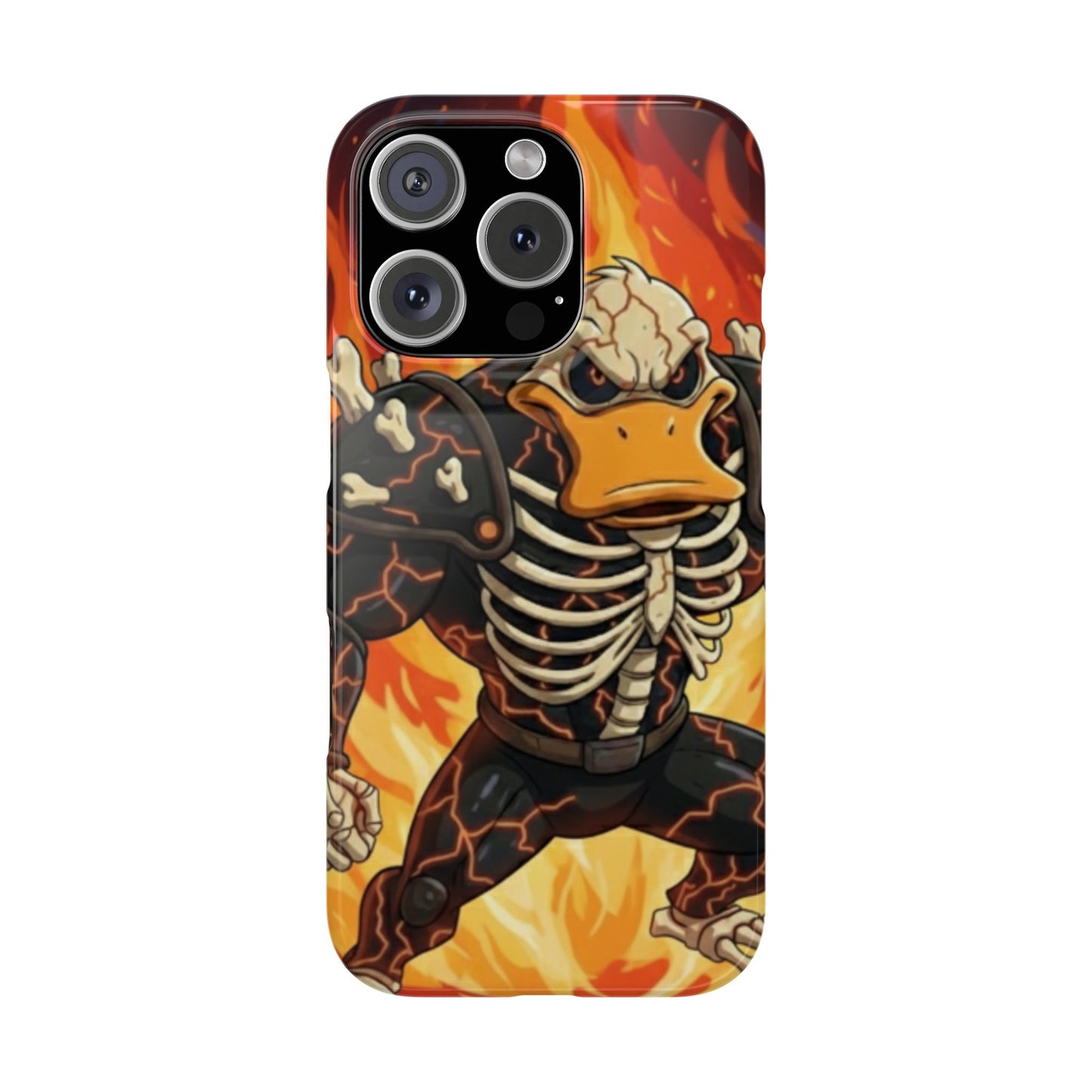 Halloween Agent Quacks Series Slim Phone Cases - Skeleton Quacks Design