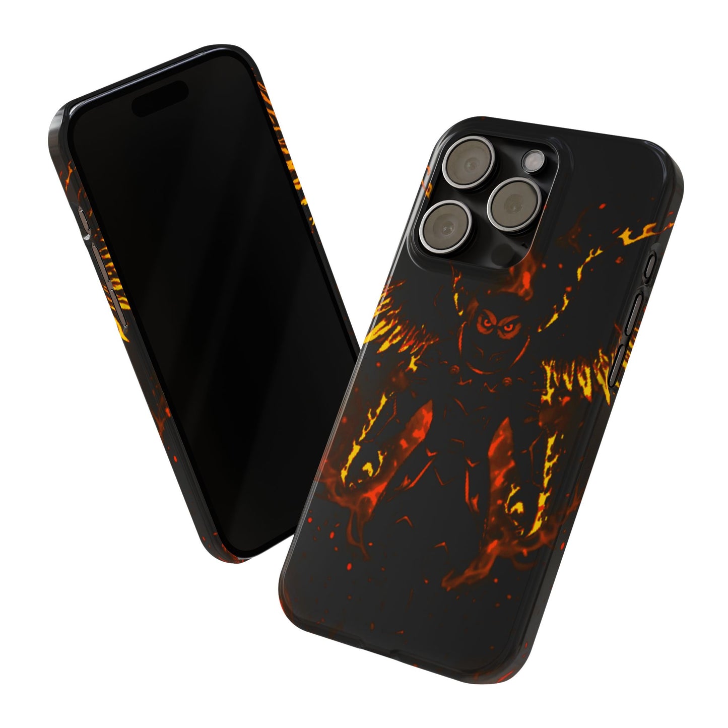 Halloween Agent Quacks Series Slim Phone Cases - Fiery General Onyx Design