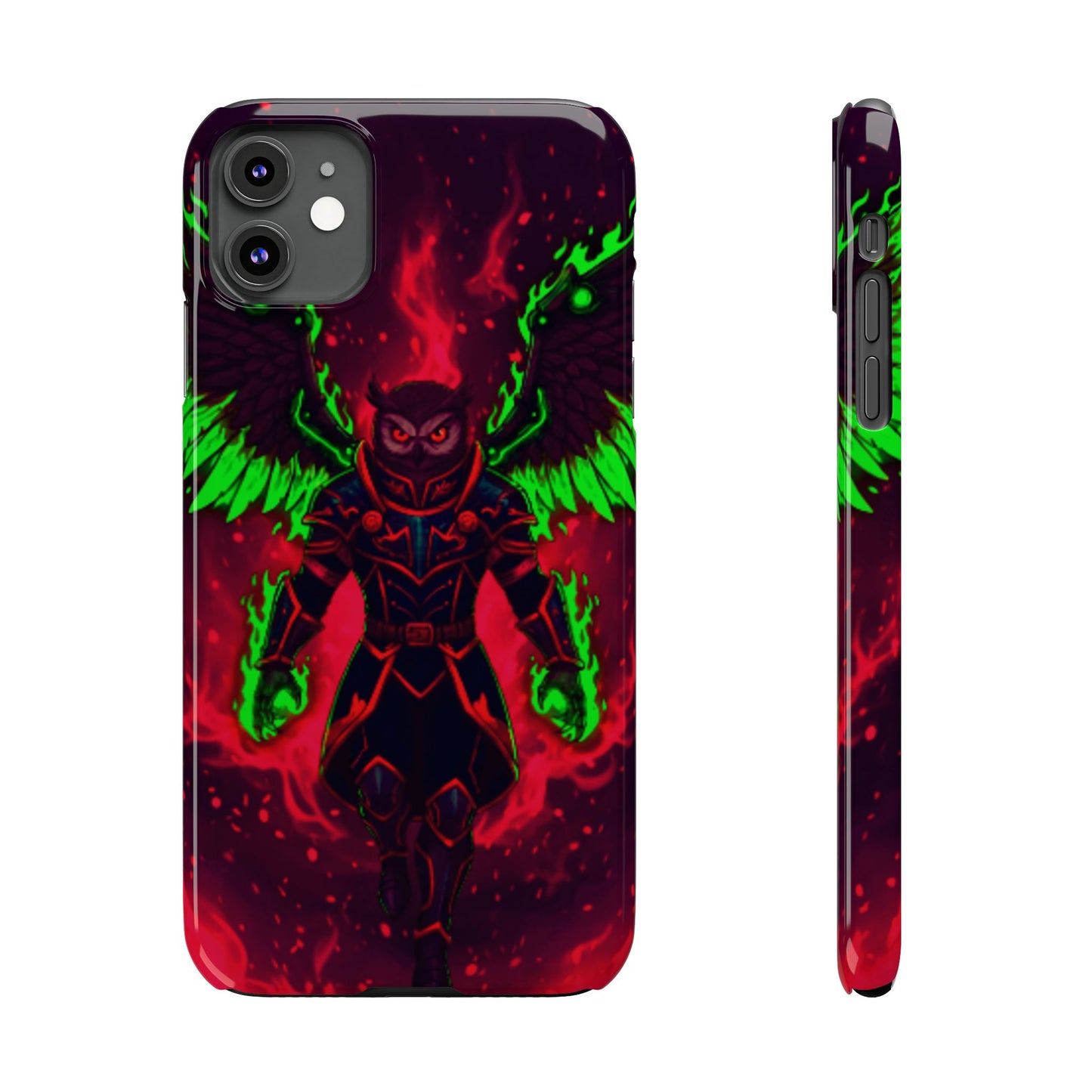 Halloween Agent Quacks Series Slim Phone Cases - Fiery General Onyx Design