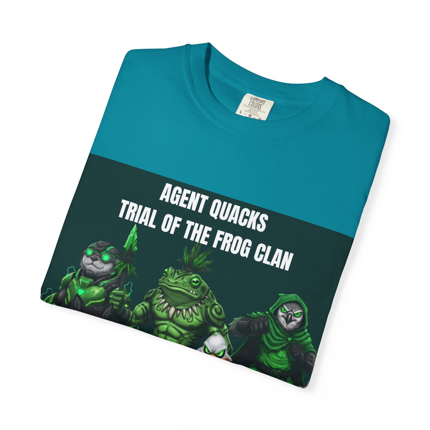 Agent Quacks – The Trial of the Frog Clan | Unisex Garment-Dyed T-Shirt