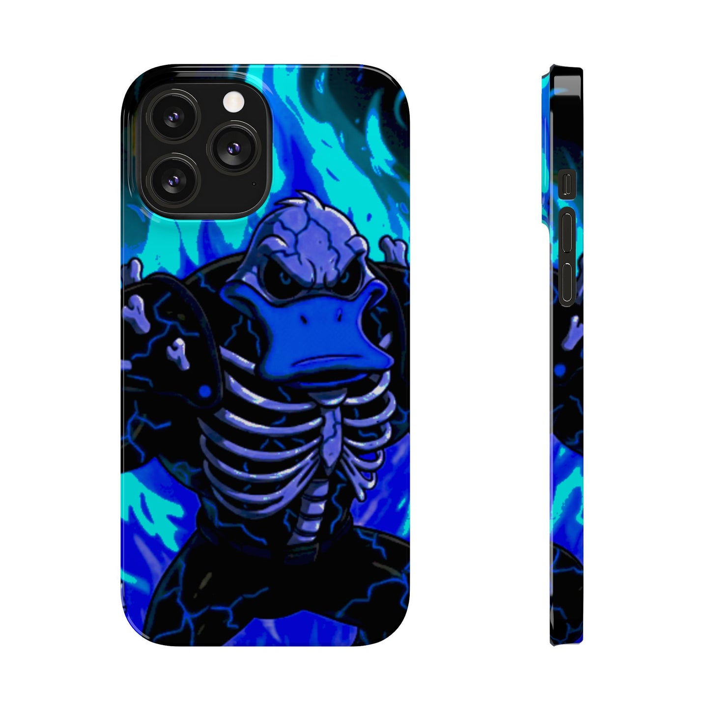 Halloween Agent Quacks Series Slim Phone Cases - Skeleton Quacks Design