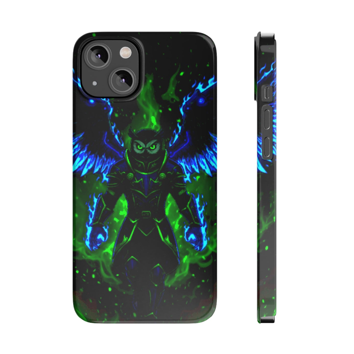 Halloween Agent Quacks Series Slim Phone Cases - Fiery General Onyx Design