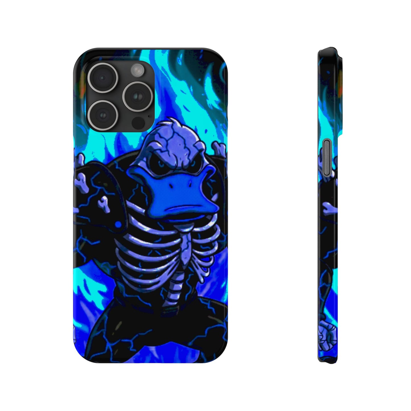 Halloween Agent Quacks Series Slim Phone Cases - Skeleton Quacks Design