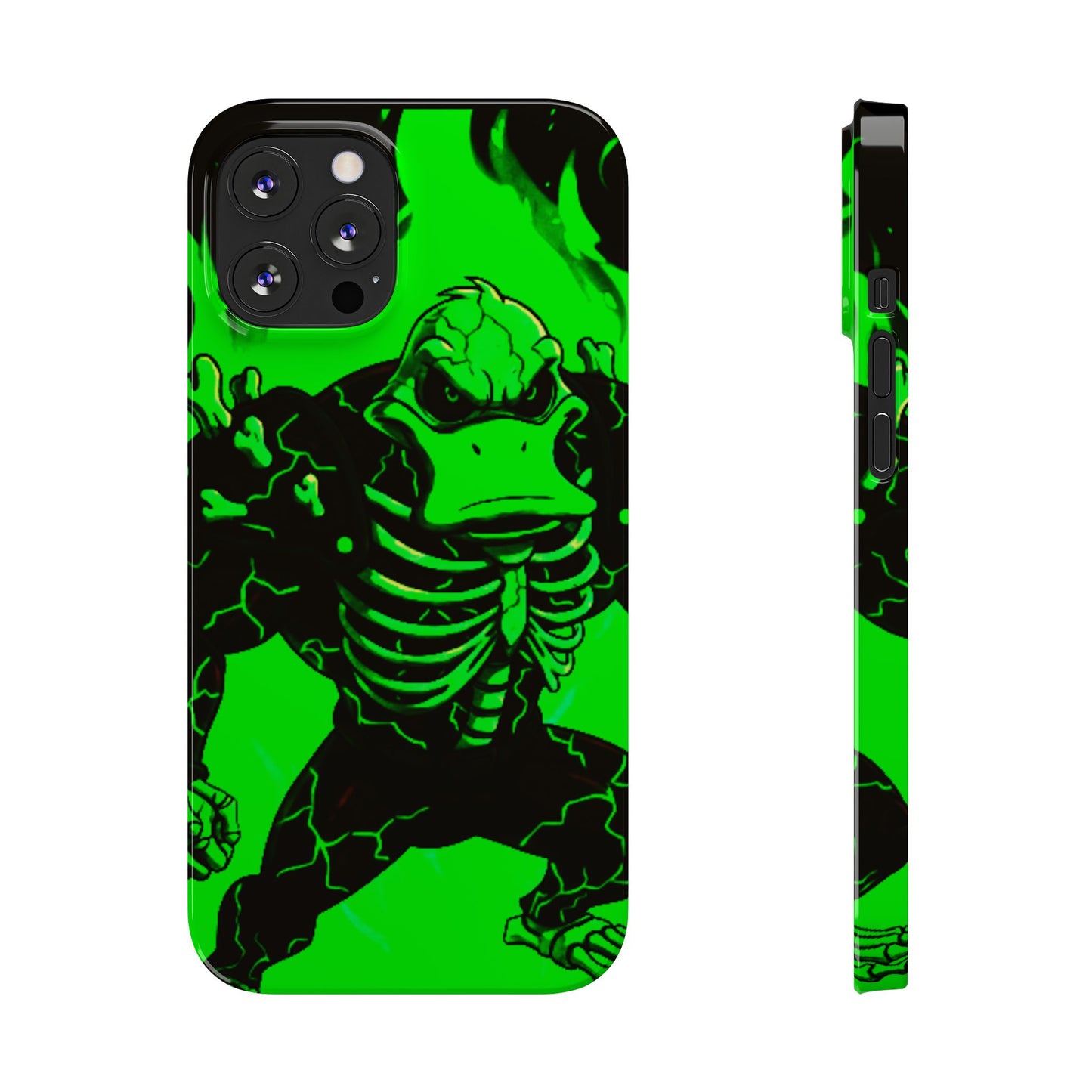 Halloween Agent Quacks Series Slim Phone Cases - Skeleton Quacks Design