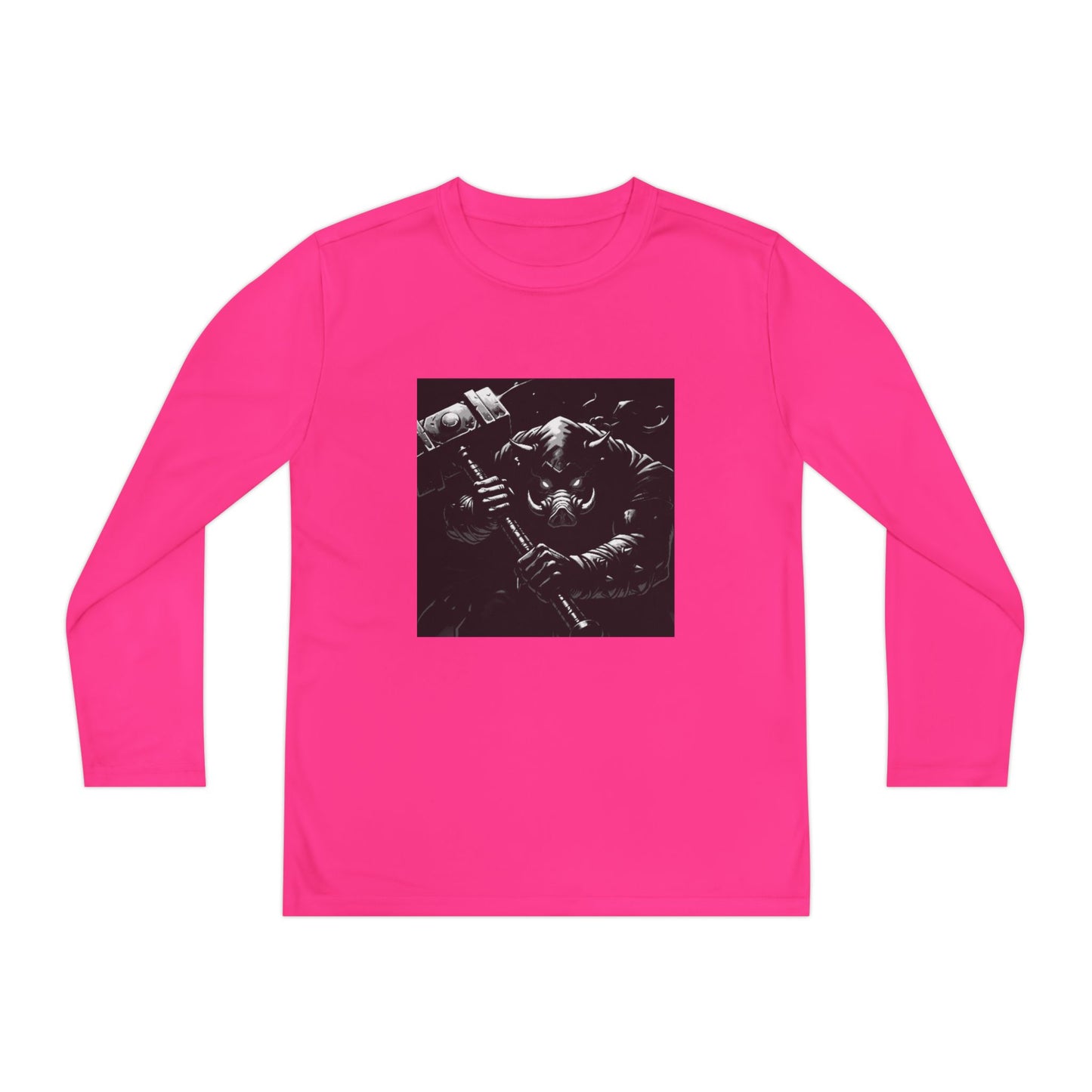 Agent Quacks Series Youth Long Sleeve Competitor Tee - Bloodtusk Design