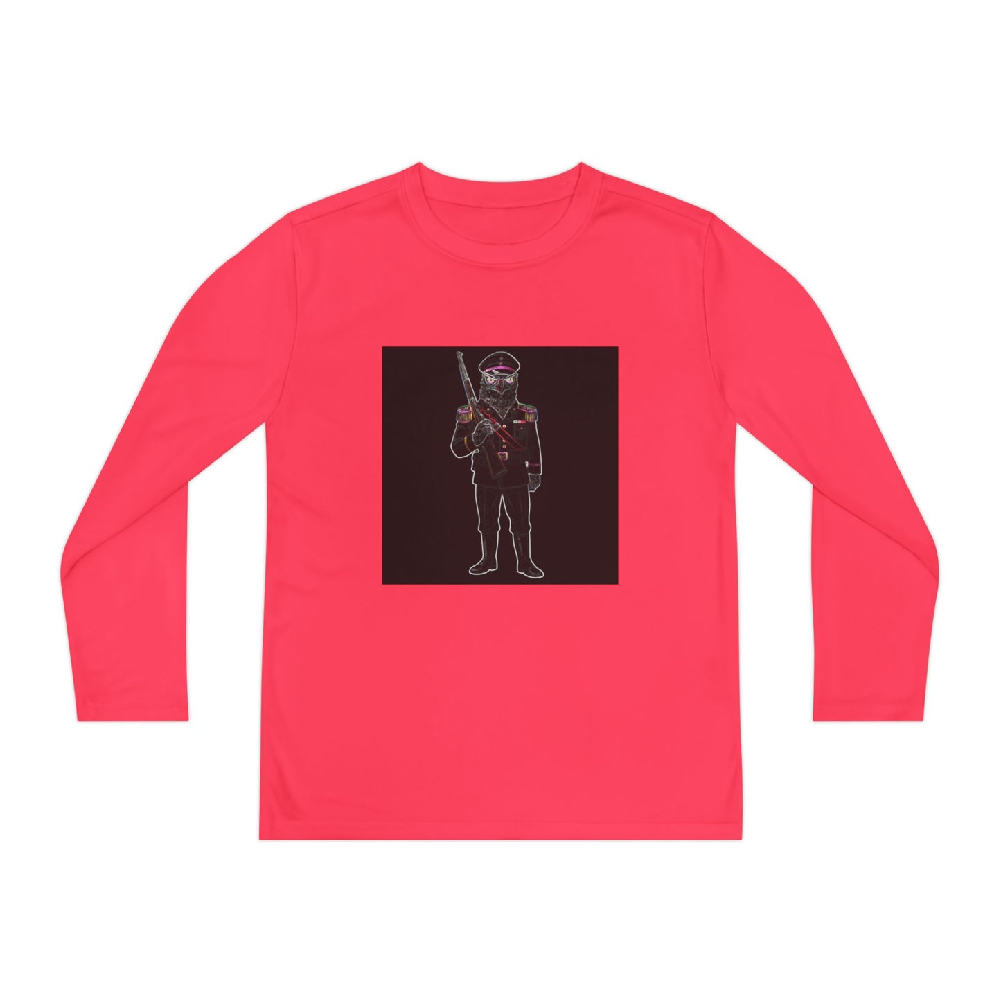 Agent Quacks Series Youth Long Sleeve Competitor Tee - General Talon Design