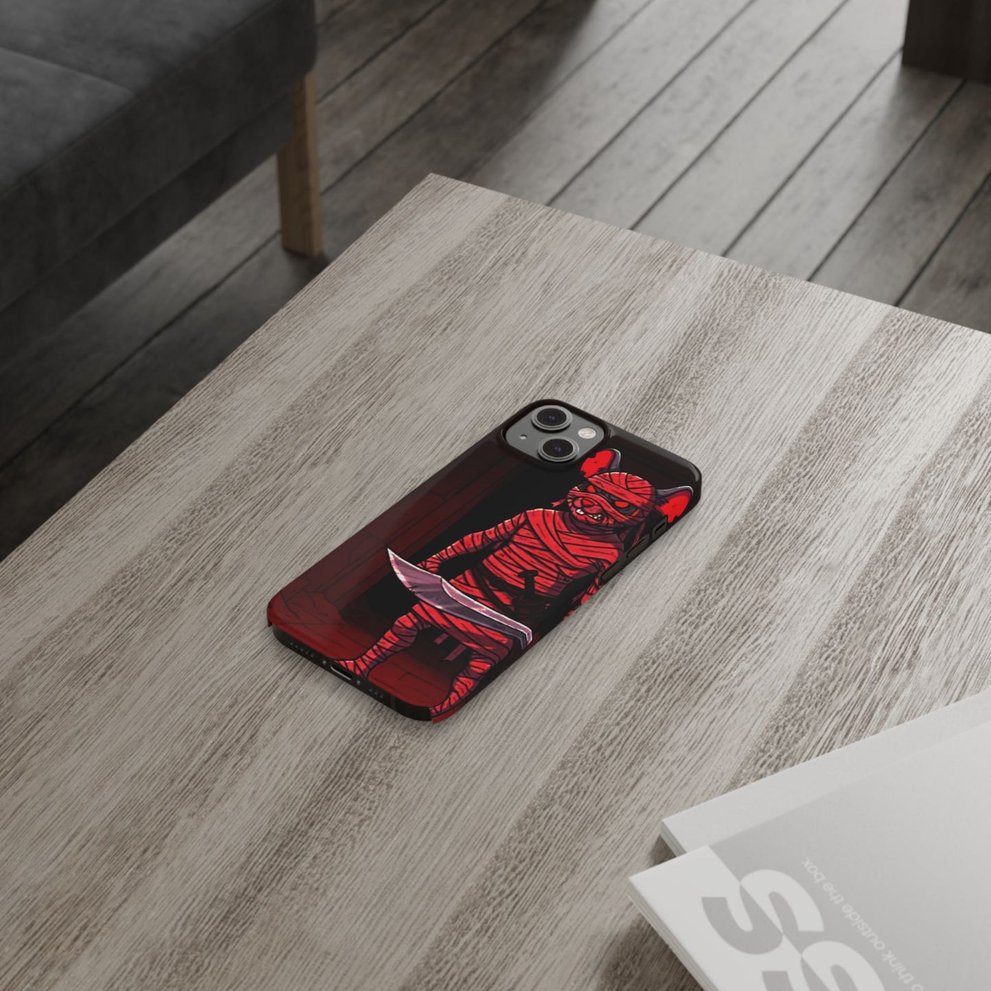 Halloween Agent Quacks Series Slim Phone Cases - Mummy Dr Murn Design