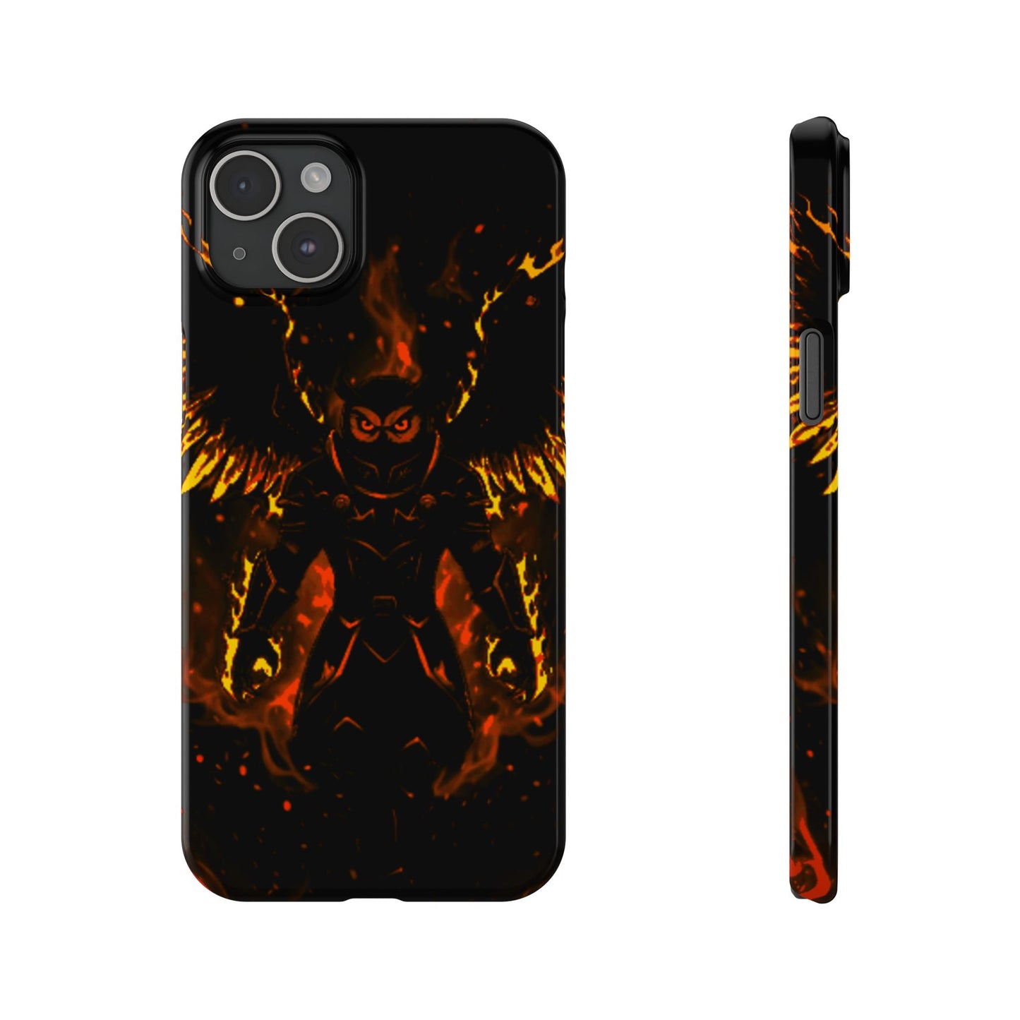 Halloween Agent Quacks Series Slim Phone Cases - Fiery General Onyx Design