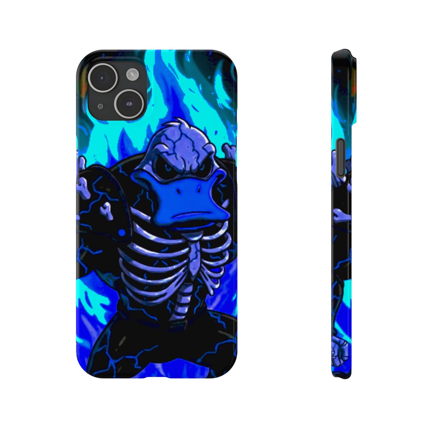 Halloween Agent Quacks Series Slim Phone Cases - Skeleton Quacks Design