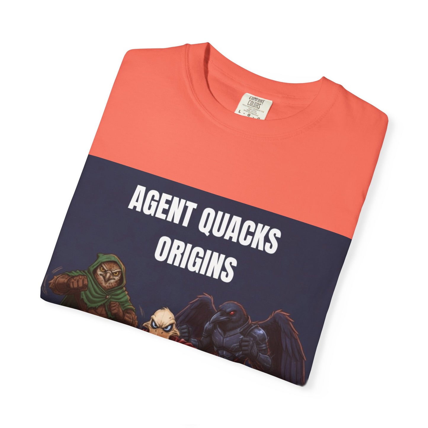 Agent Quacks – Origins | Unisex Garment-Dyed T-Shirt