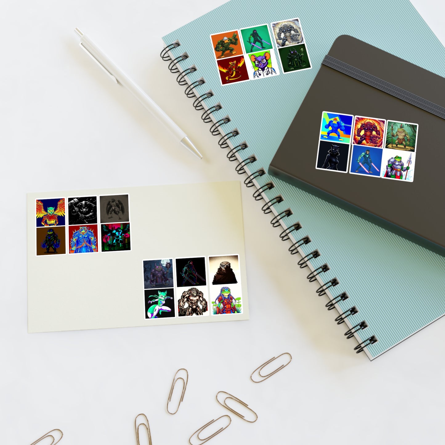 Agent Quacks Series Sticker Sheets