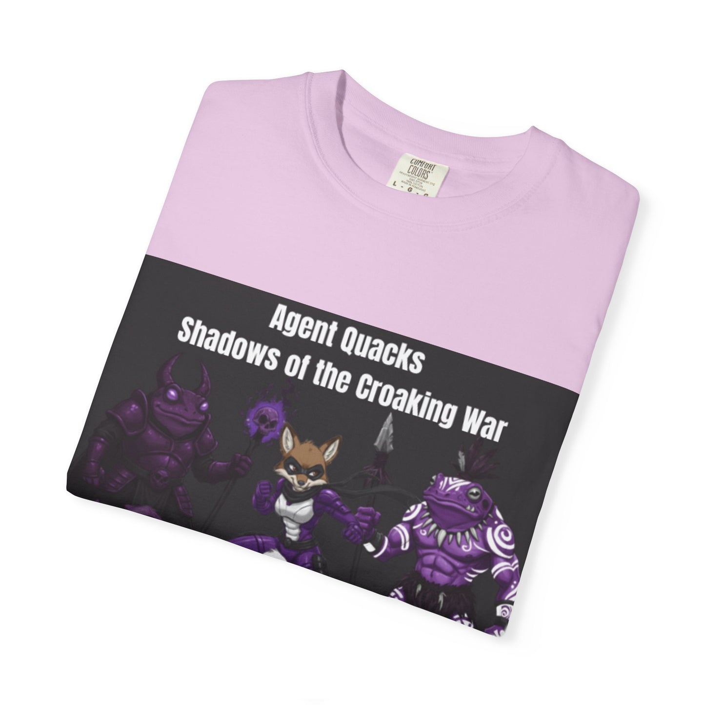 Agent Quacks – Shadows of the Croaking War | Unisex Garment-Dyed T-Shirt