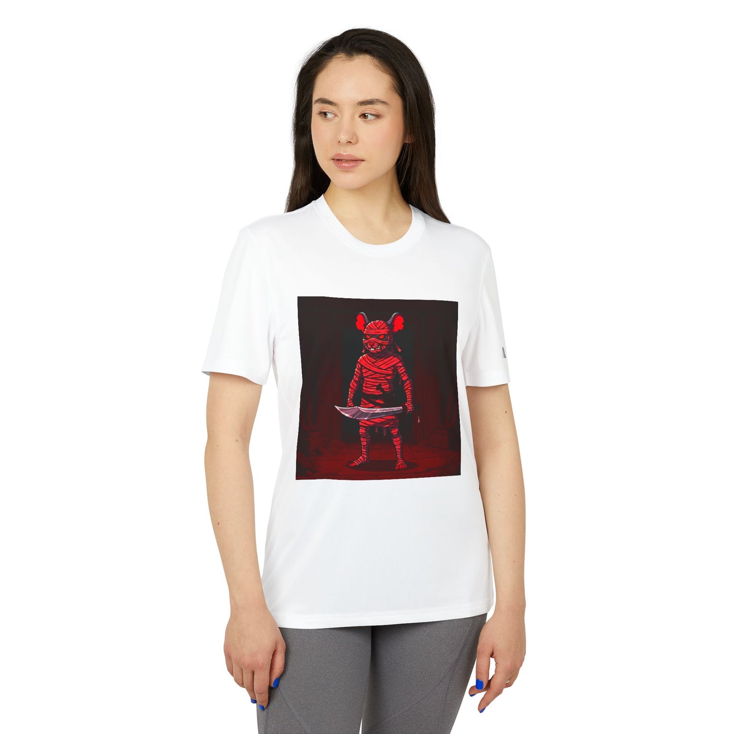 Limited Edition "Mummy Dr. Murn" Halloween adidas Unisex Sport T-Shirt