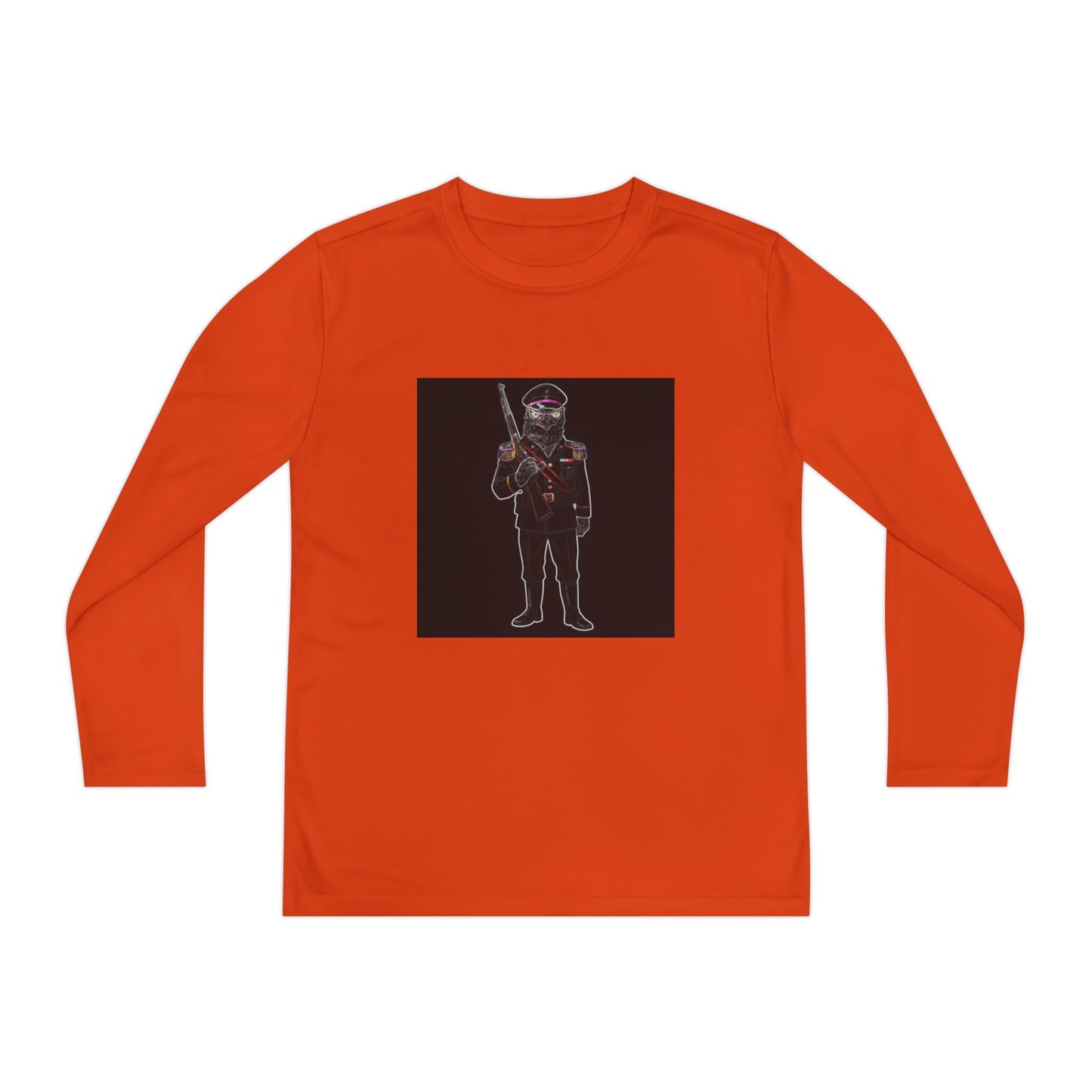 Agent Quacks Series Youth Long Sleeve Competitor Tee - General Talon Design