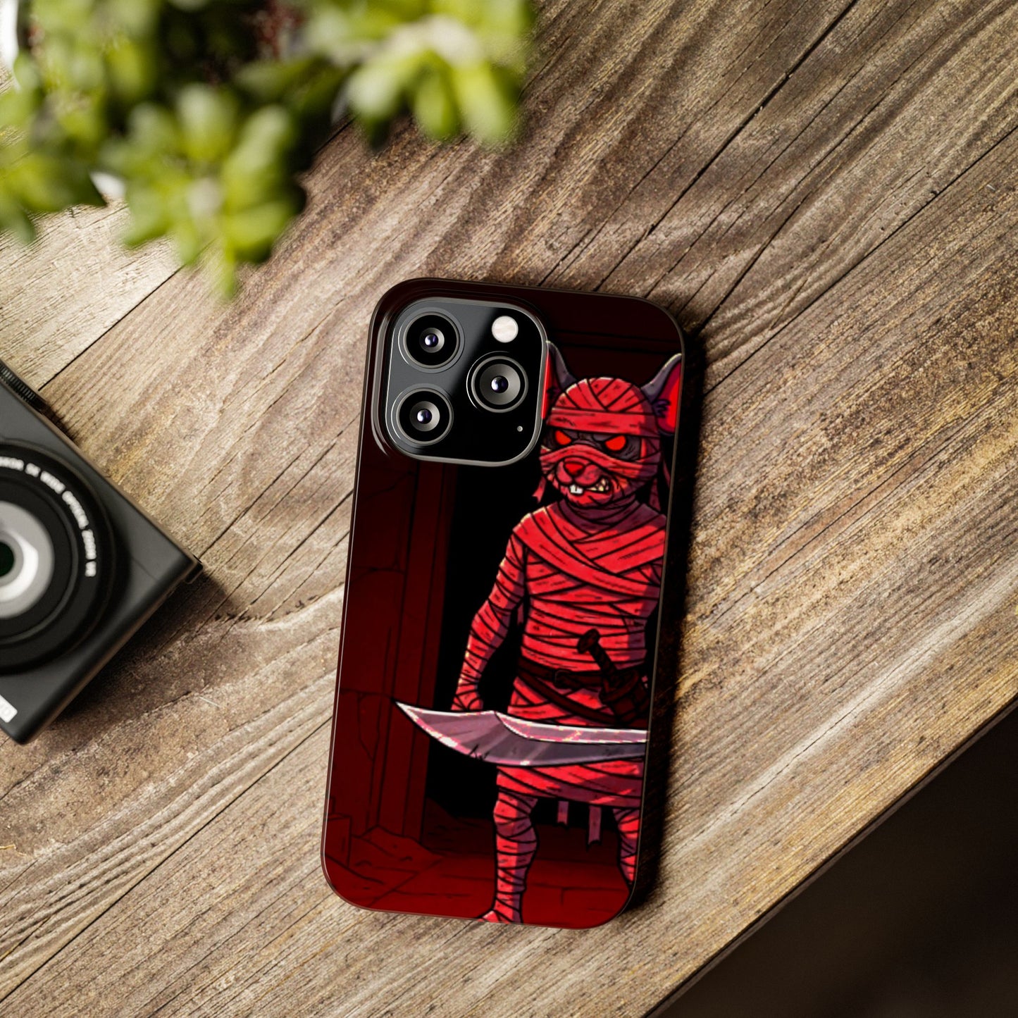 Halloween Agent Quacks Series Slim Phone Cases - Mummy Dr Murn Design