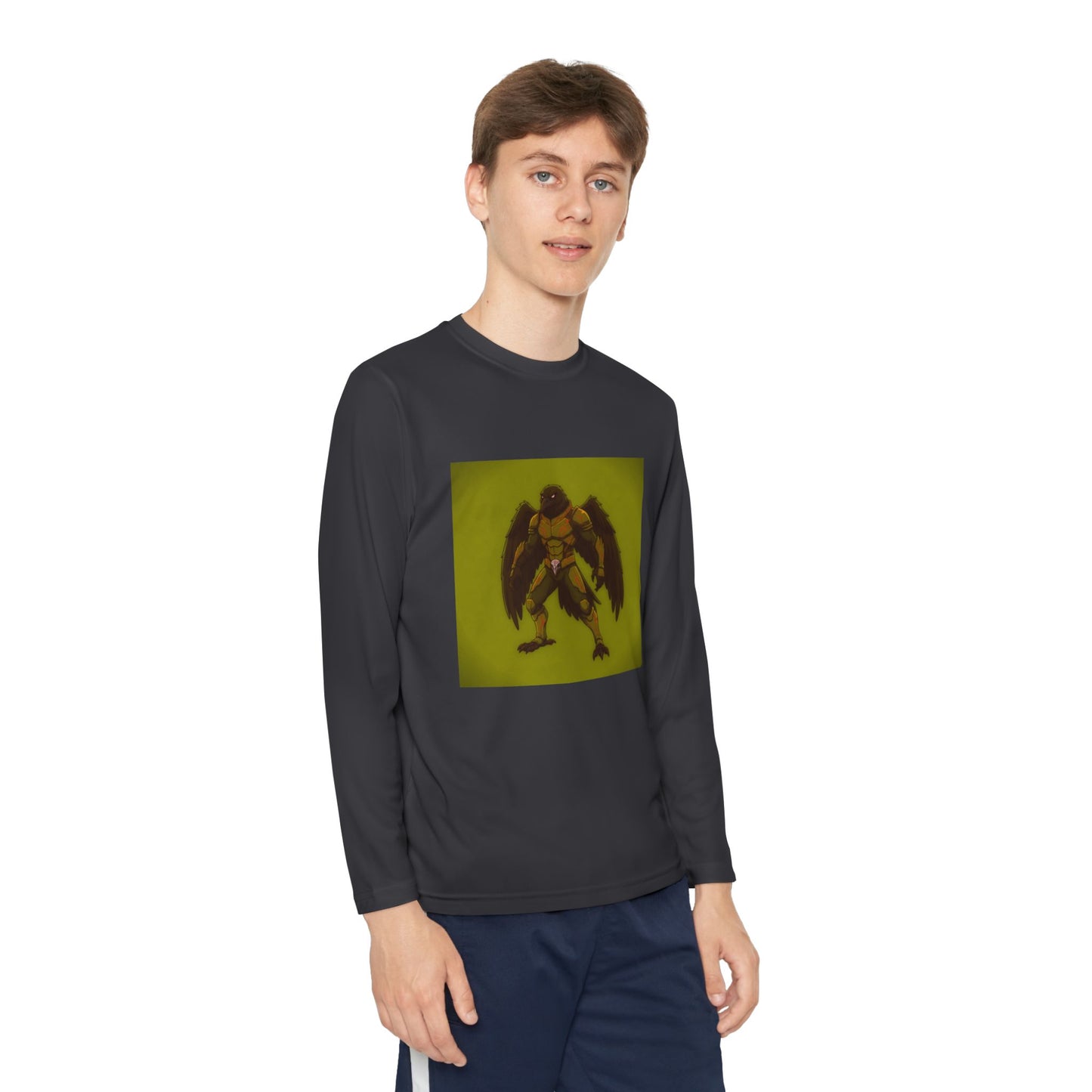 Agent Quacks Series Youth Long Sleeve Competitor Tee - Nightclaw Design