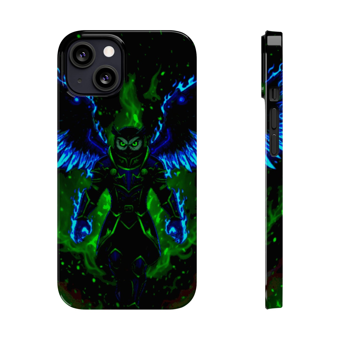 Halloween Agent Quacks Series Slim Phone Cases - Fiery General Onyx Design
