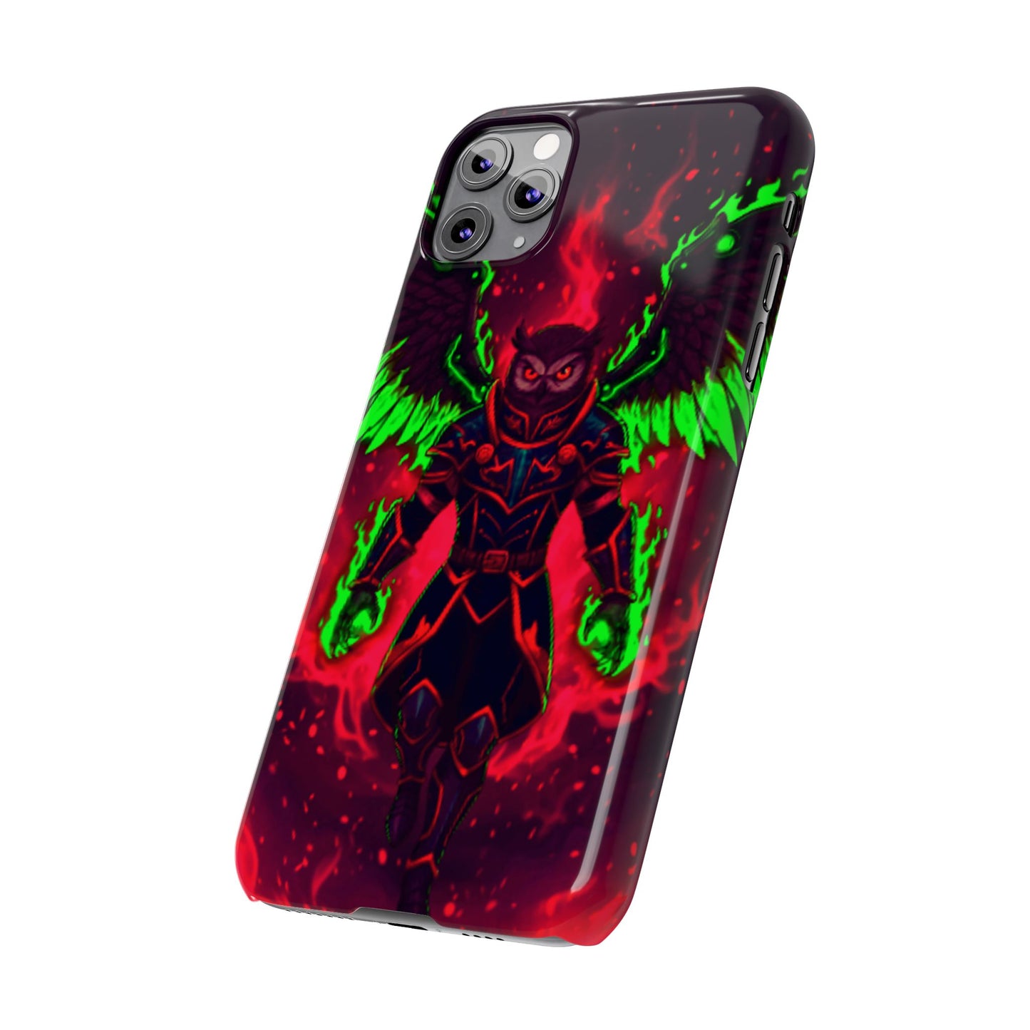 Halloween Agent Quacks Series Slim Phone Cases - Fiery General Onyx Design