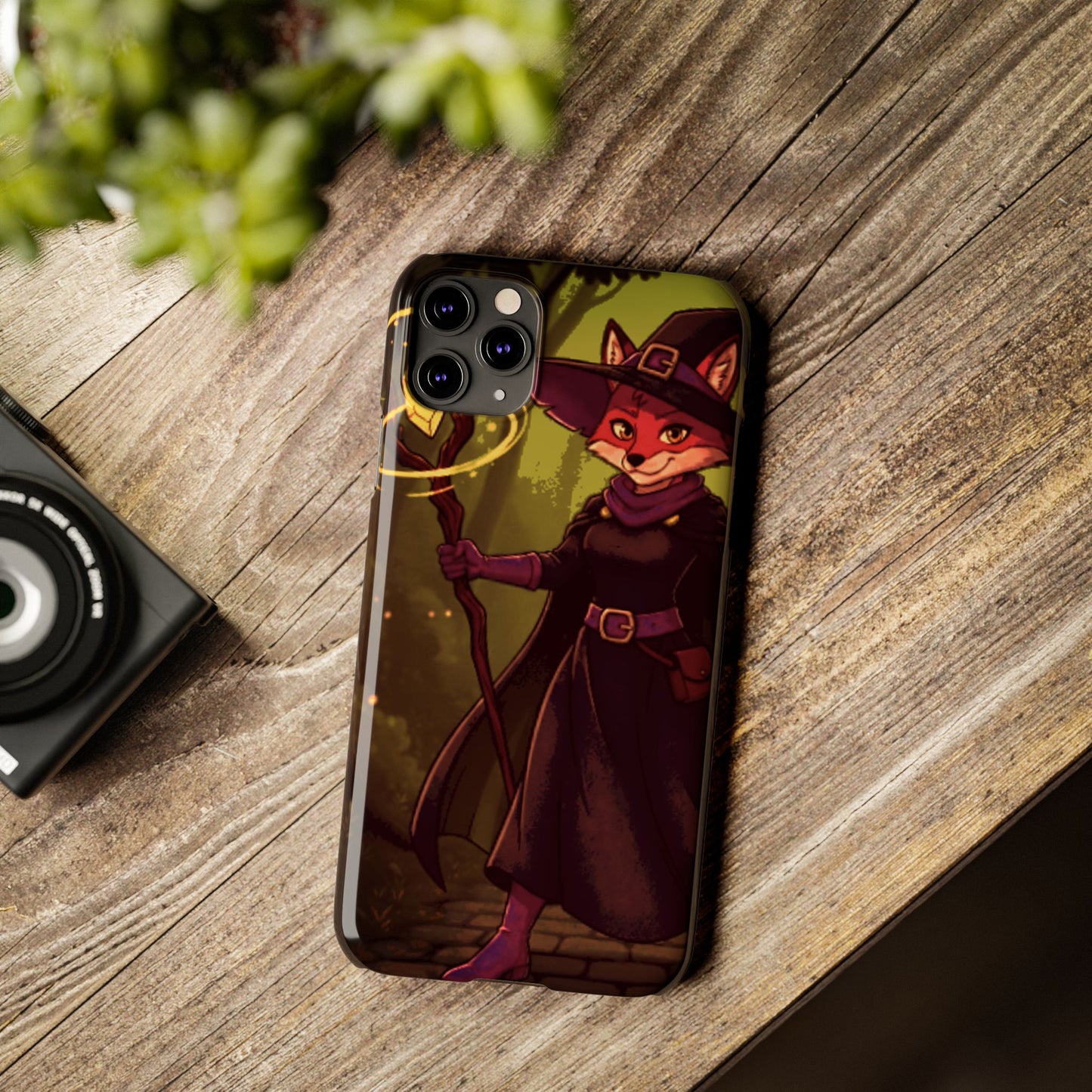 Halloween Agent Quacks Series Slim Phone Cases - Witch Vixx Design