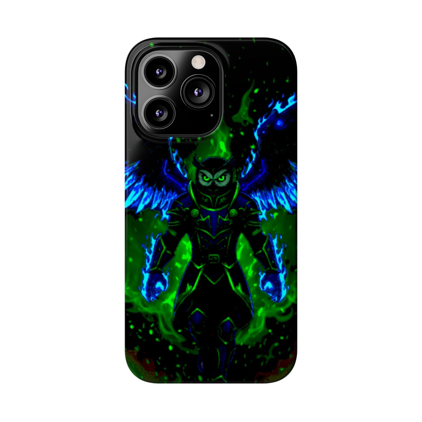 Halloween Agent Quacks Series Slim Phone Cases - Fiery General Onyx Design